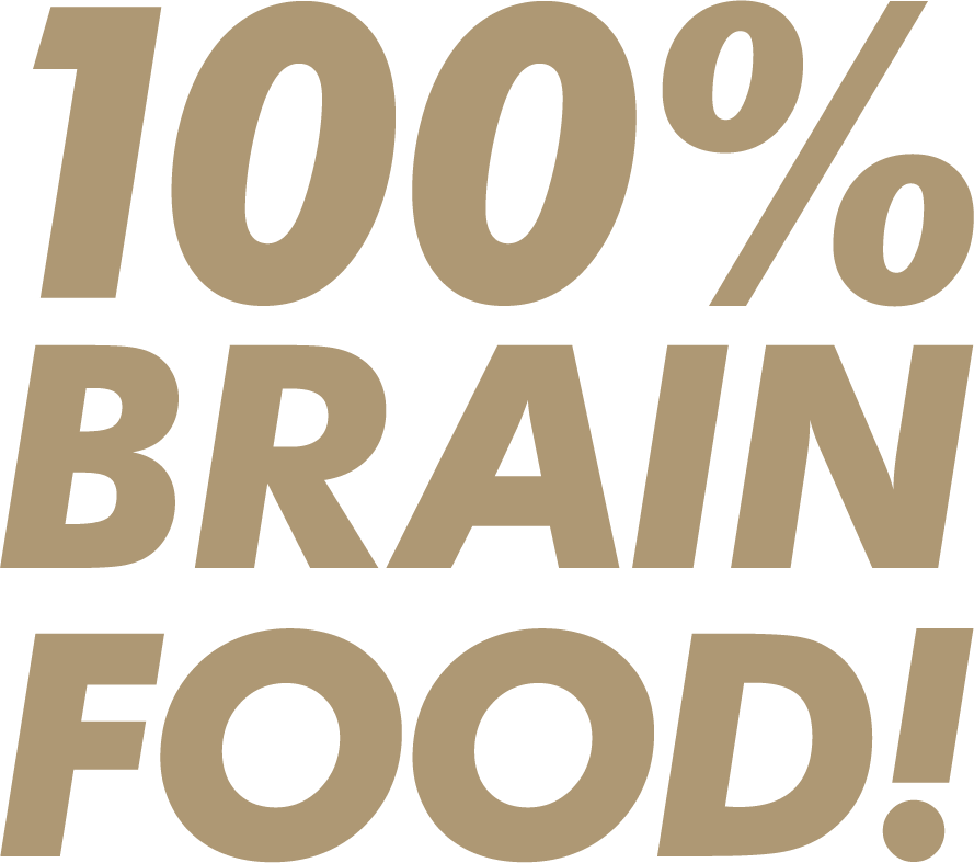 100% brain food