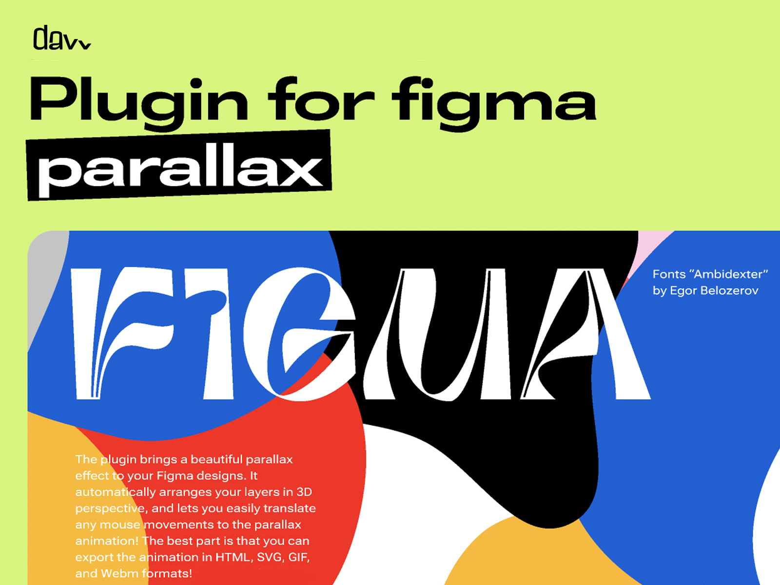 Davv: Parallax Plugin for Figma