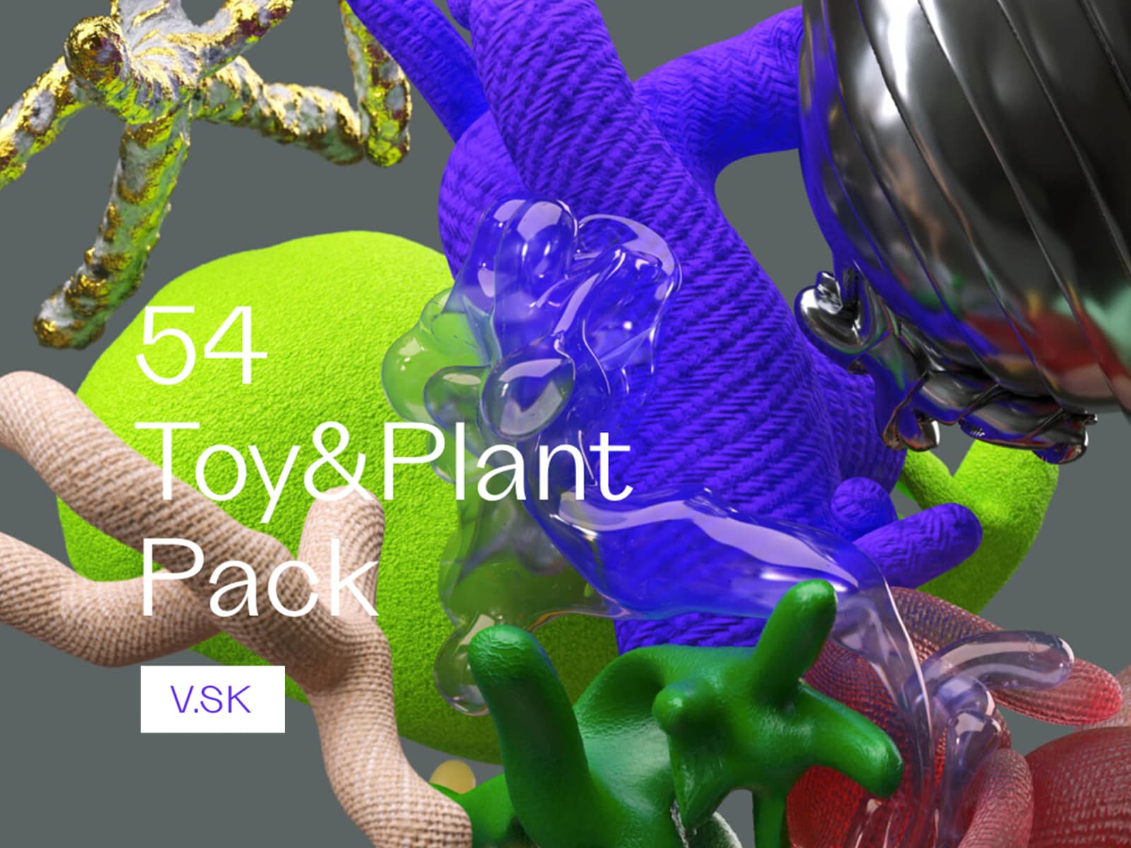 V.SK Toy & Plant Pack