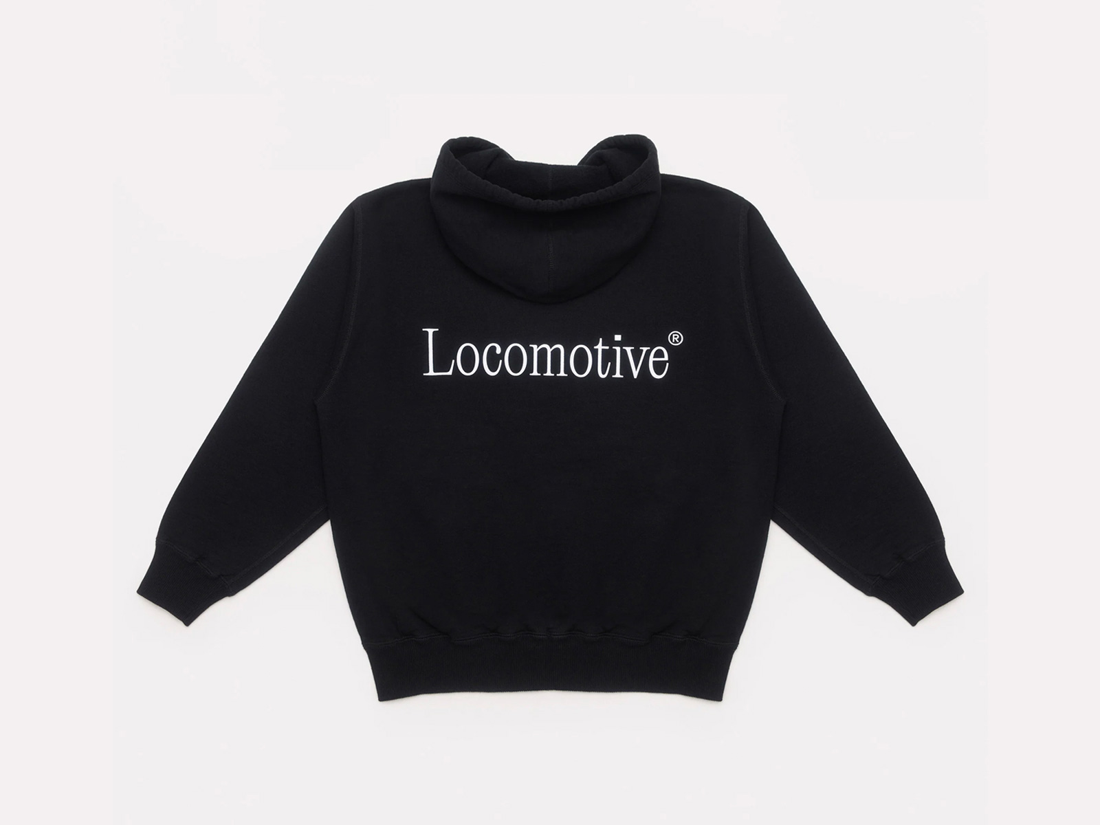 Locomotive® Black Hooded Sweatshirt