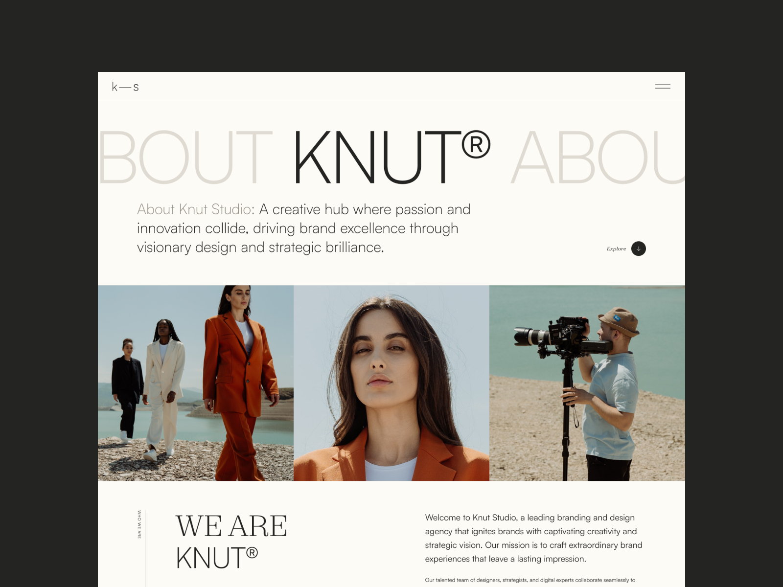 Knut - Agency & Portfolio Framer Template