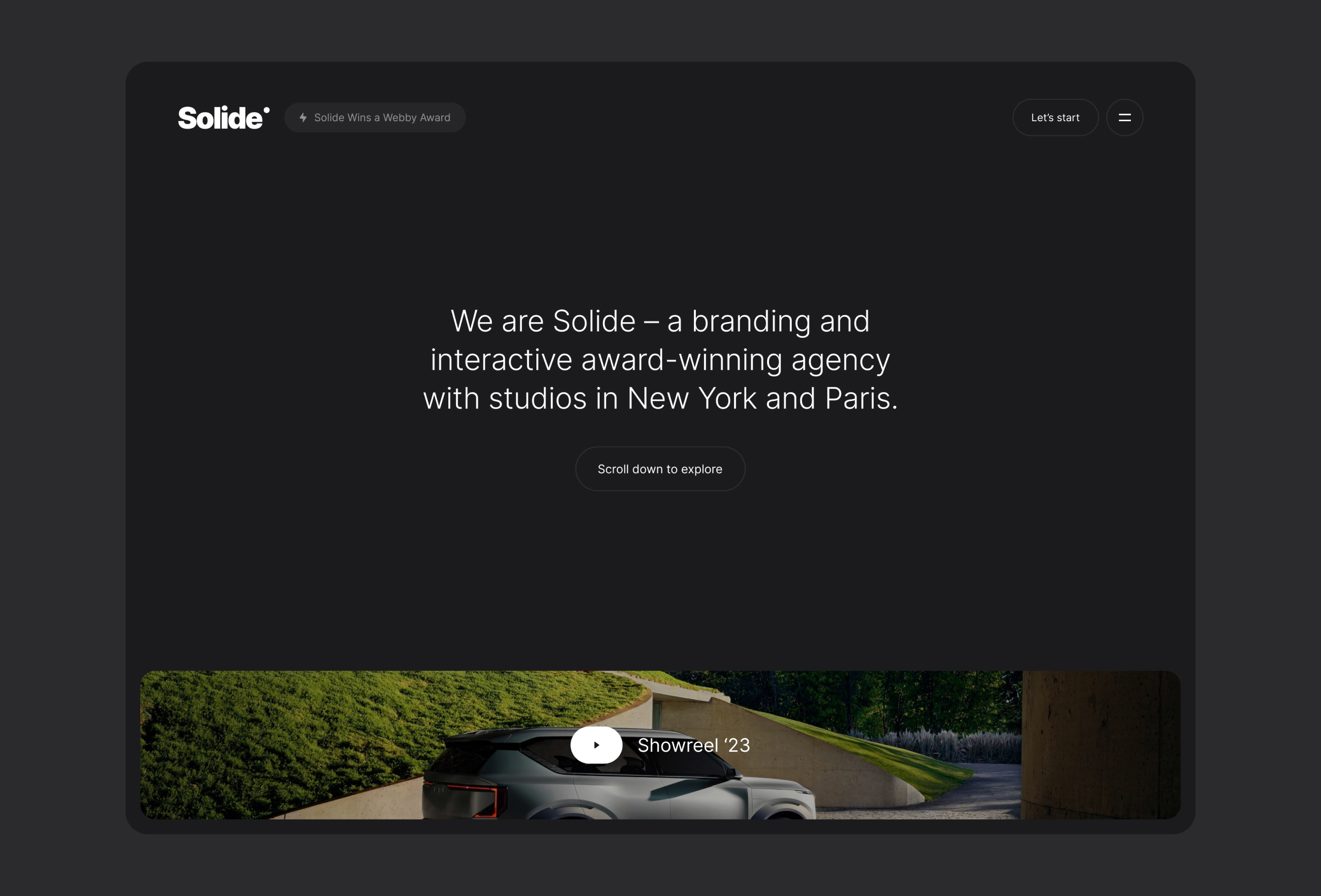 Solide — Studio or Agency Framer Template