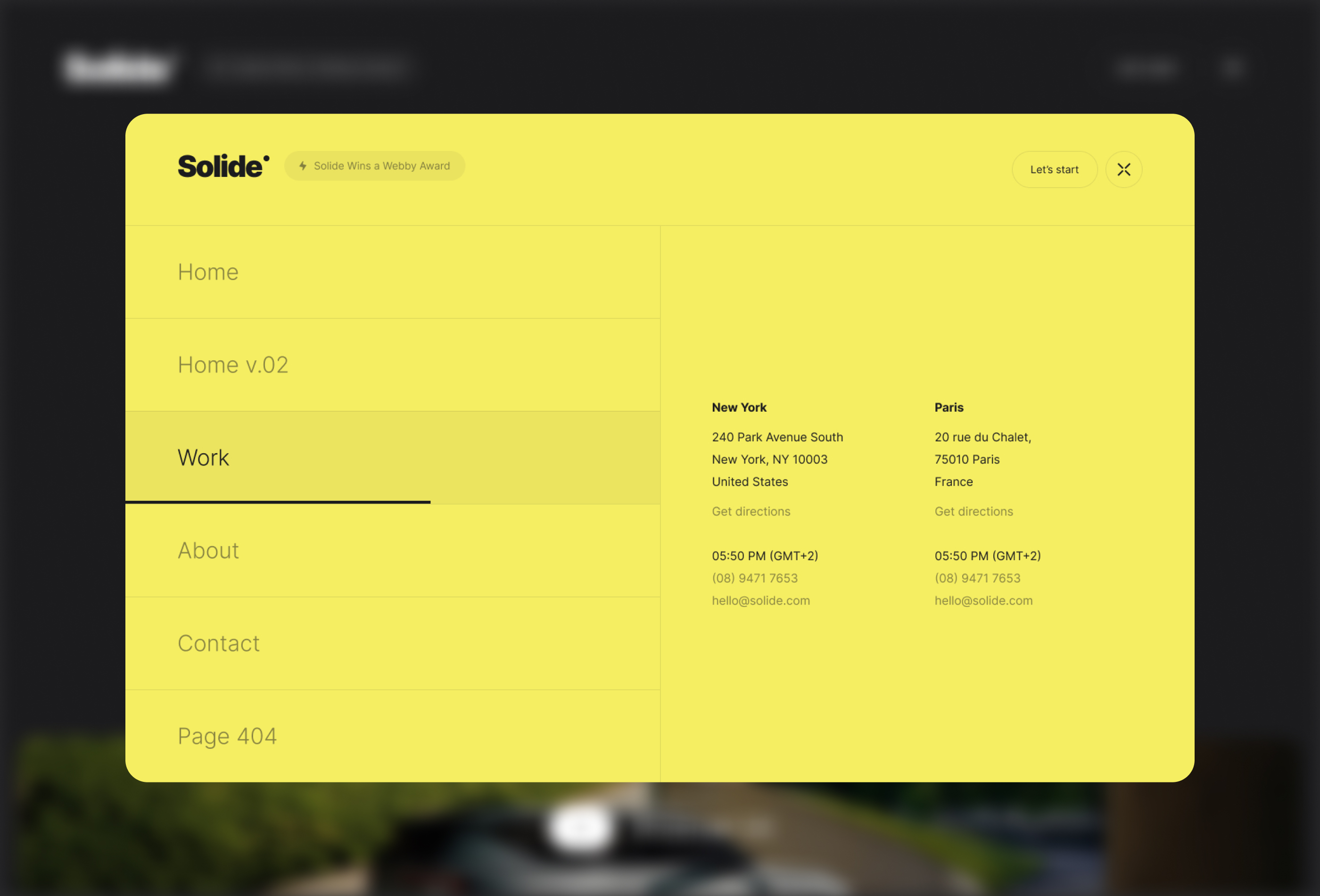 Solide — Studio or Agency Framer Template