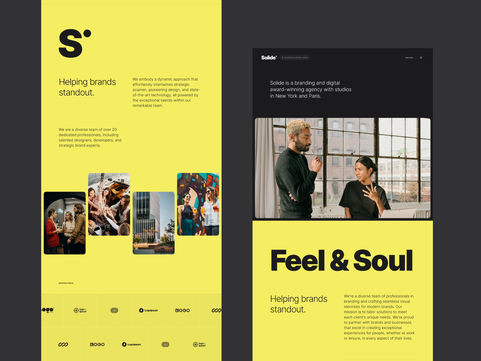Solide — Studio or Agency Framer Template
