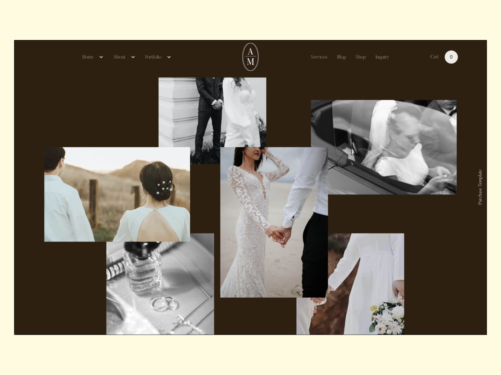 Webflow Template for Wedding Photographers