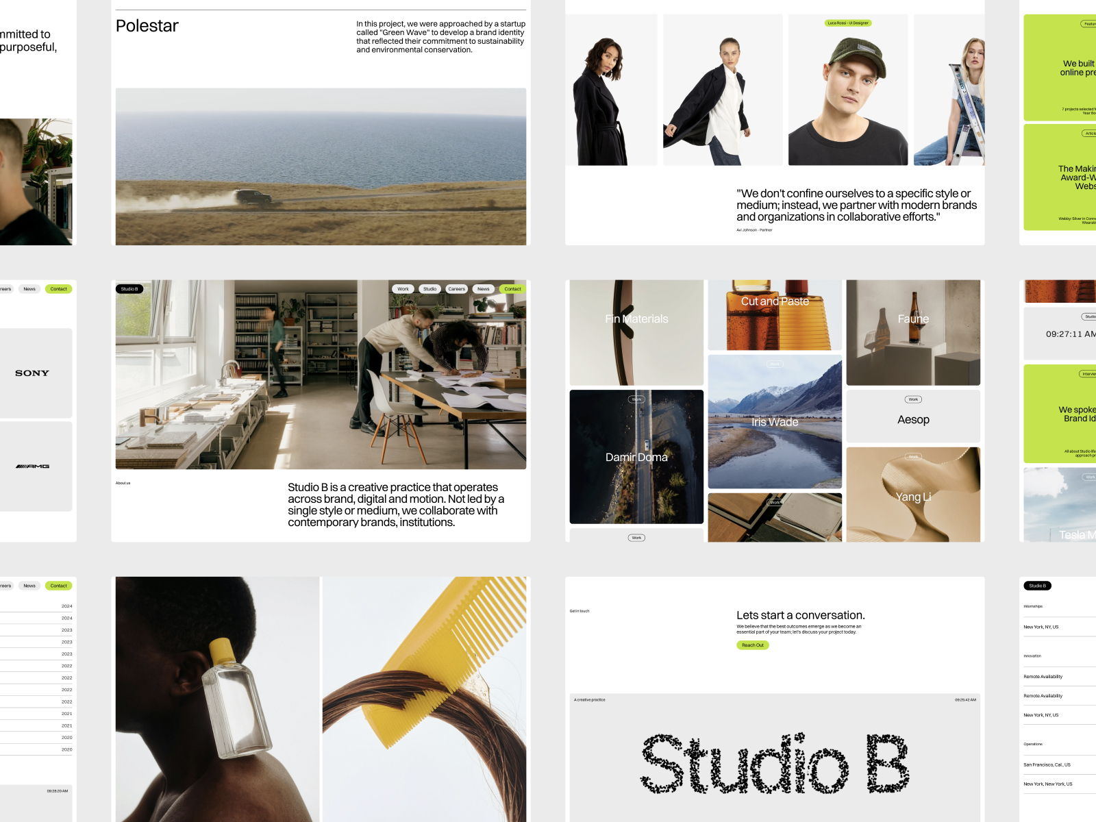 Studio B — Framer Agency Template