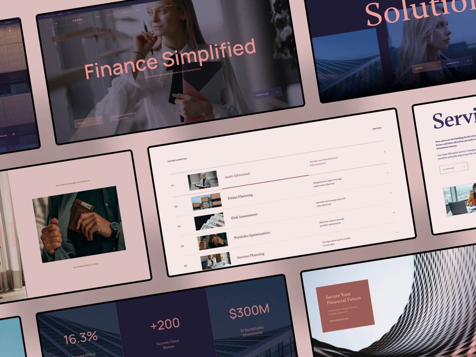 Kassa: Finance Webflow Website CMS Template