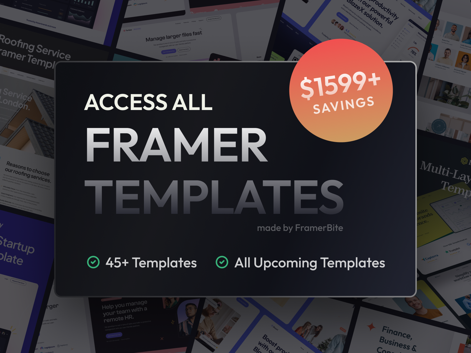 All Framer Template Bundle by FramerBite