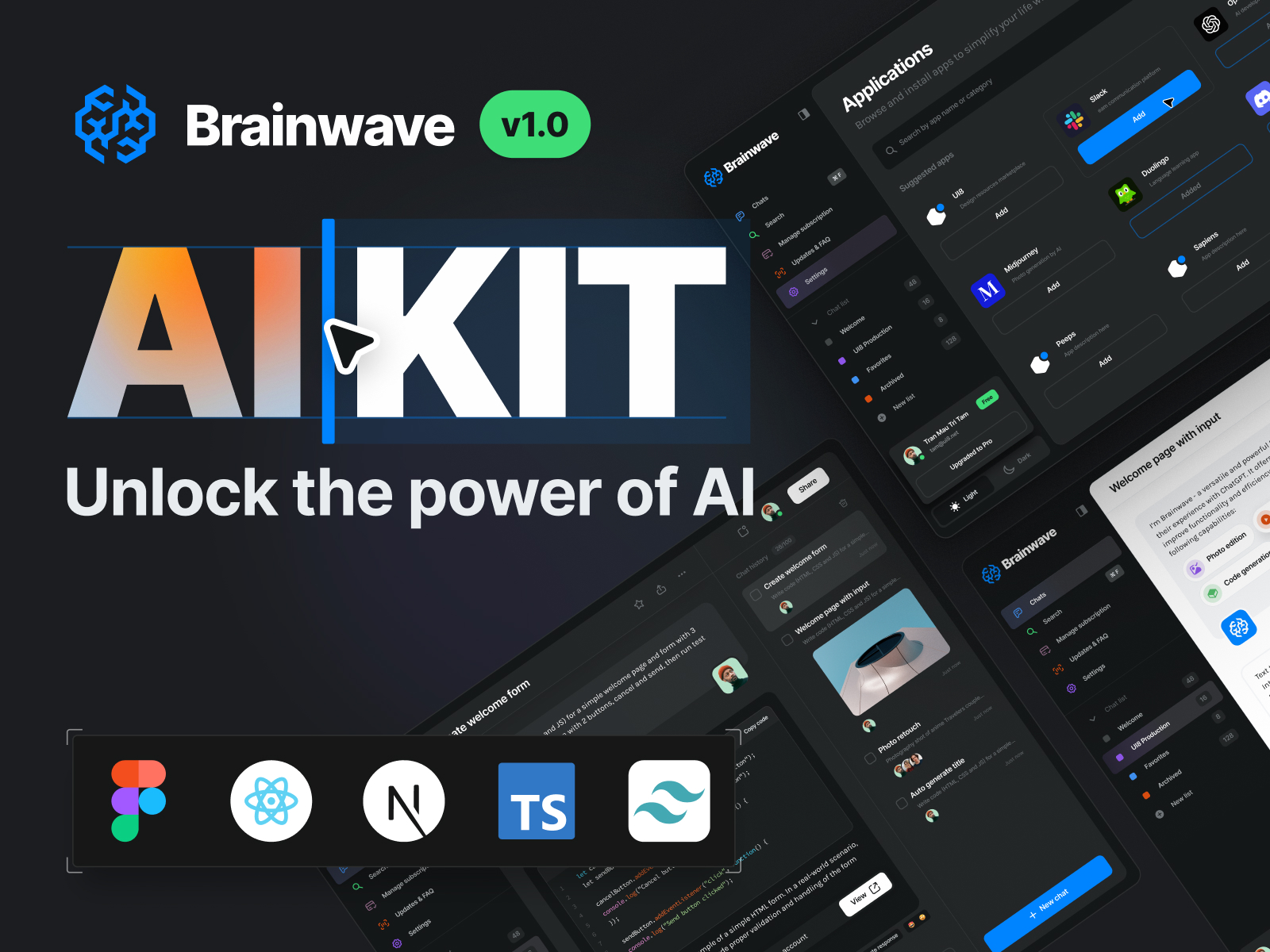 Brainwave AI UI Kit