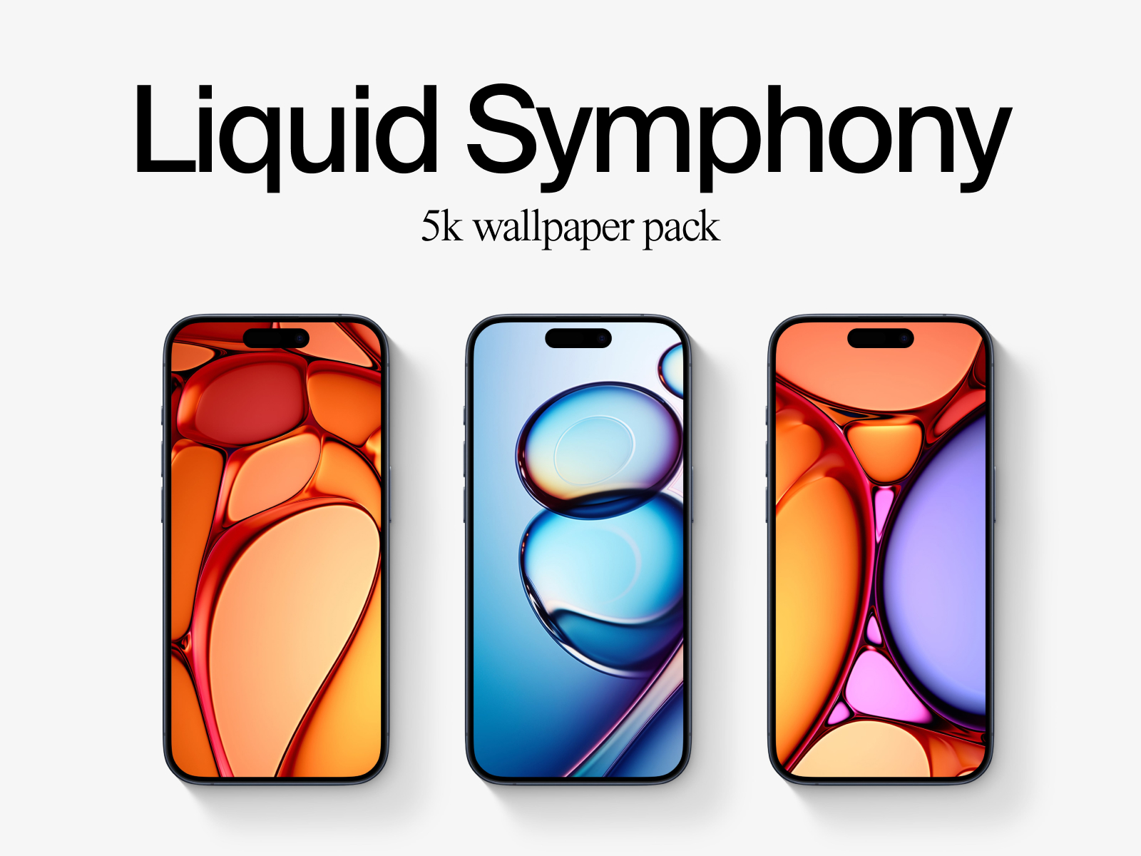 Liquid Symphony (abstract liquid wallpaper pack)