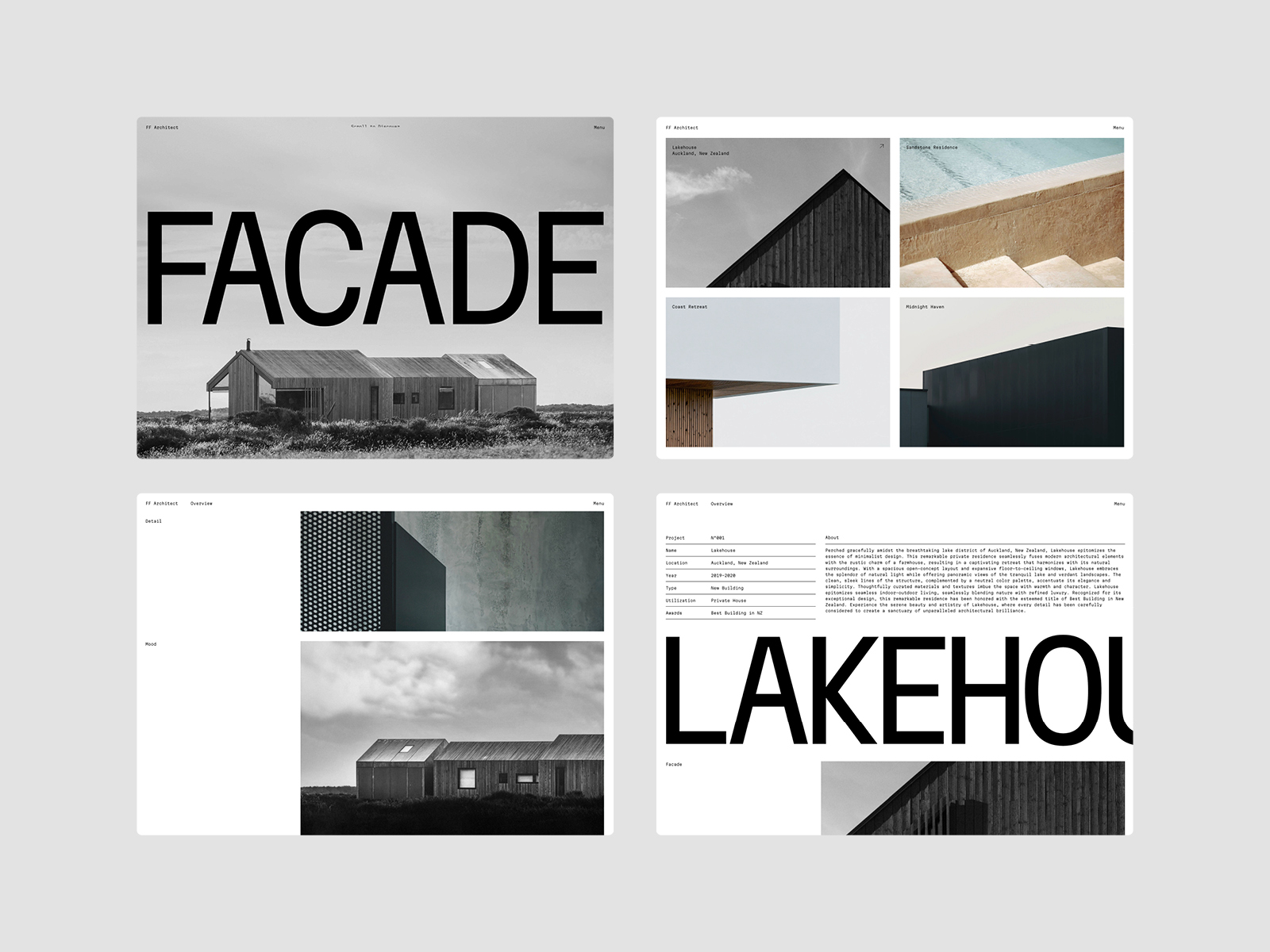 FF Architect — Portfolio Framer Template