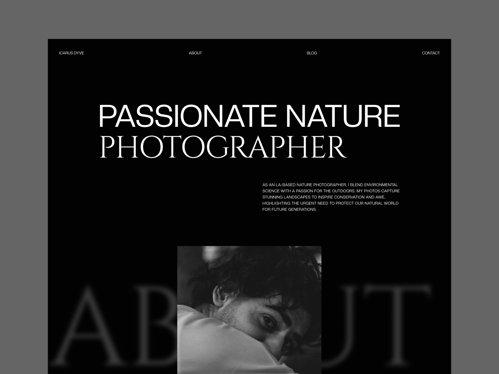 Icarus - Premium Photography Webflow Template