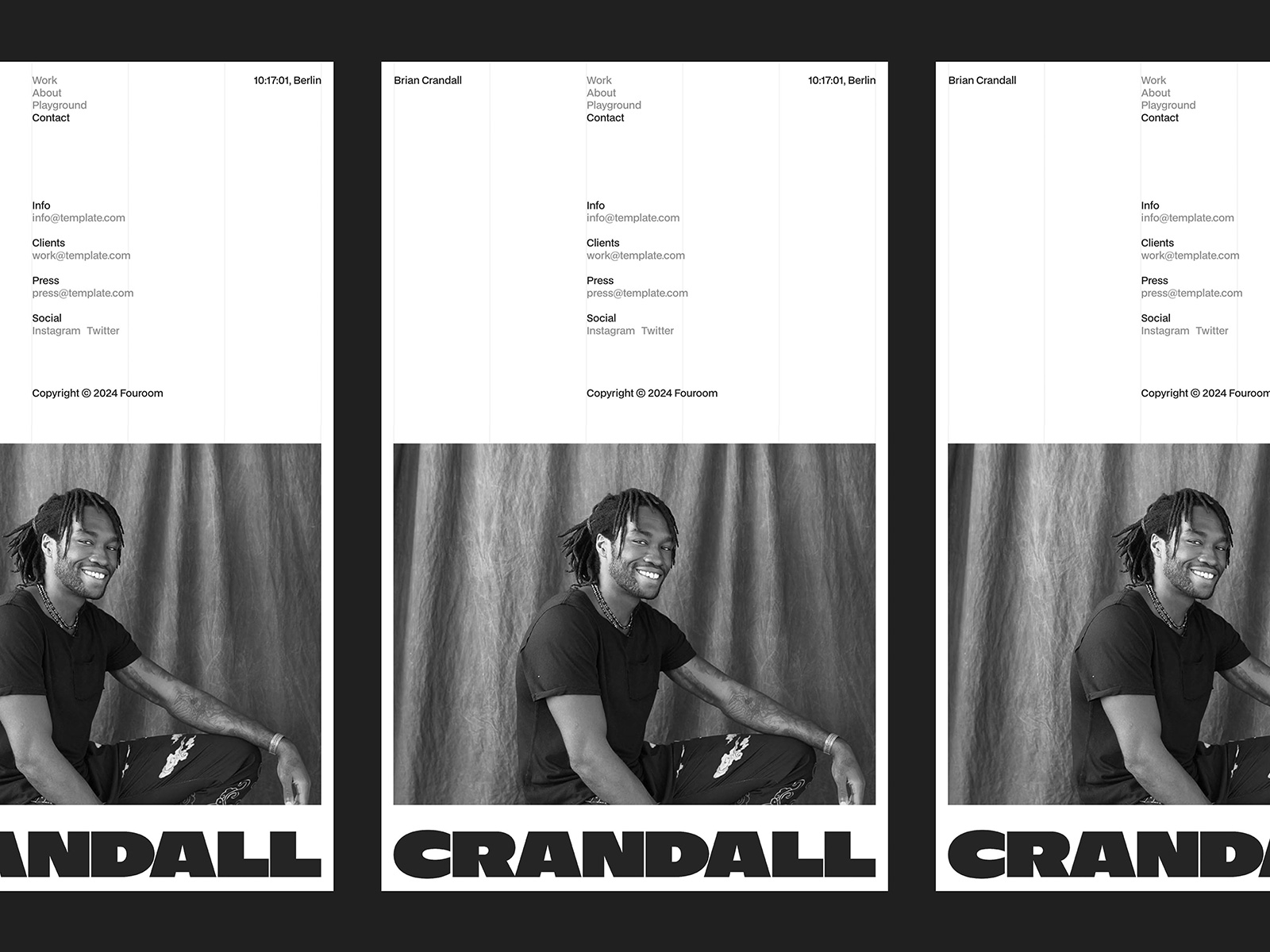 Crandall — Framer Portfolio Template