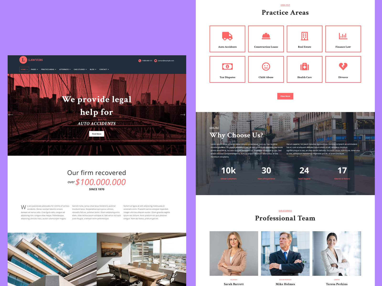 Lawyers - Attorney Consulting Theme