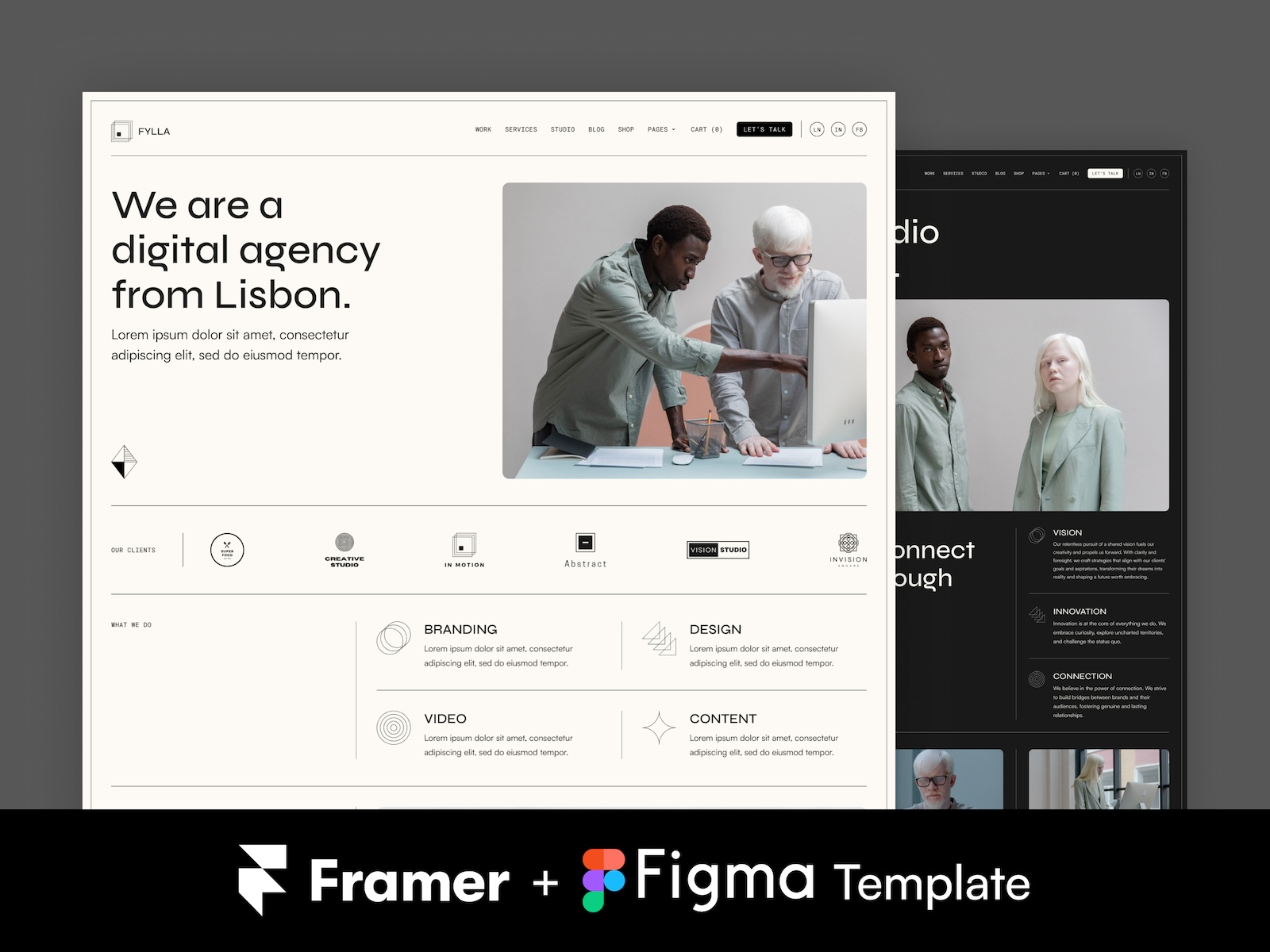 Fylla - Agency & Portfolio Framer Template