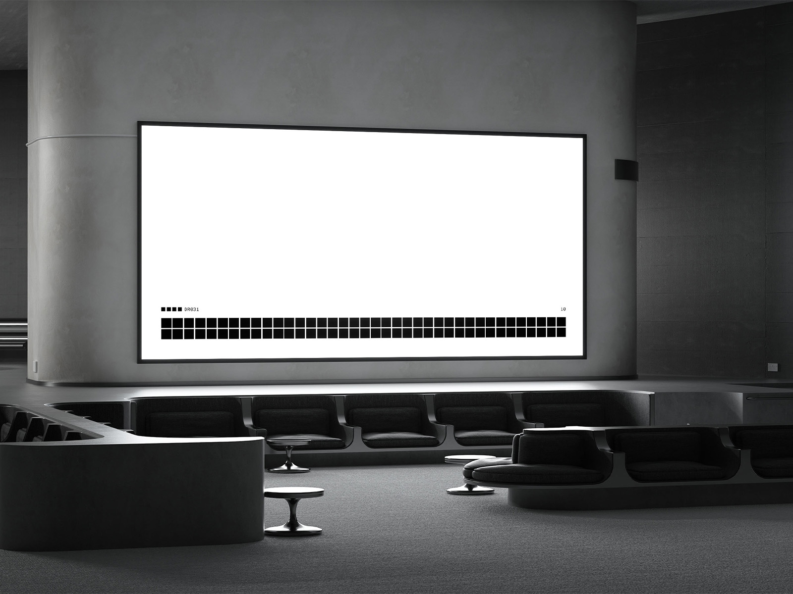 Airport Lounge Screen Mockup