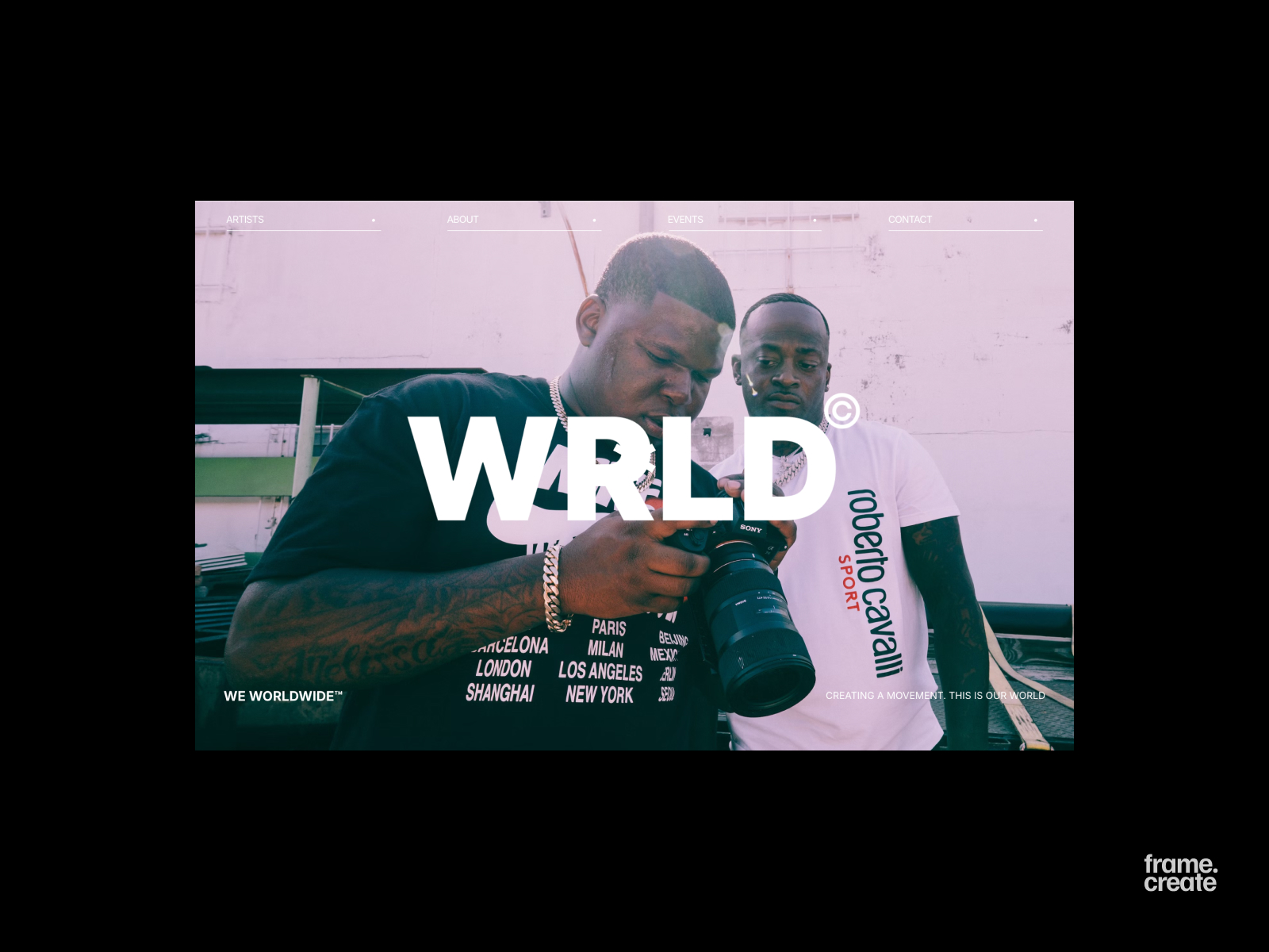 WRLD - Music Agency Template