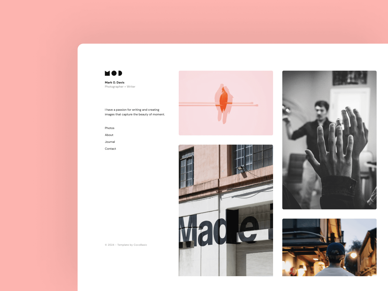 Picture — Free Photography Framer Template