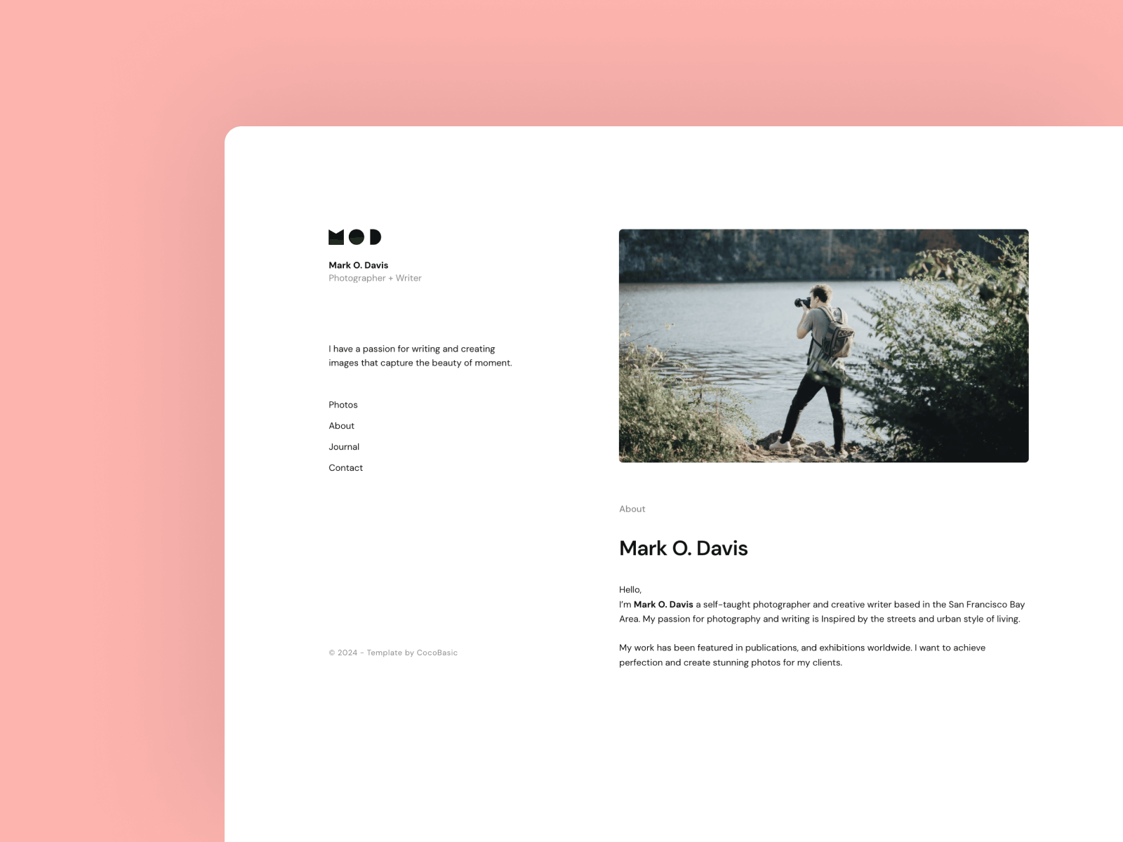 Picture — Free Photography Framer Template