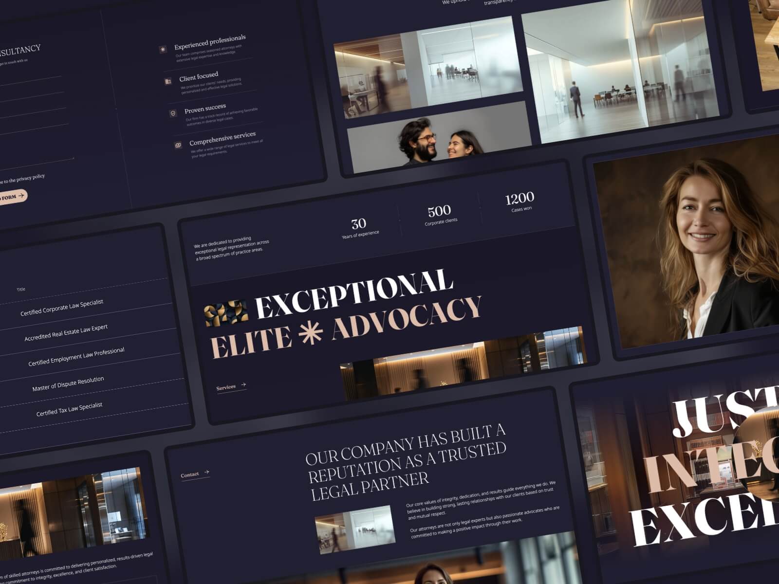 Brandt - Law firm Webflow website template