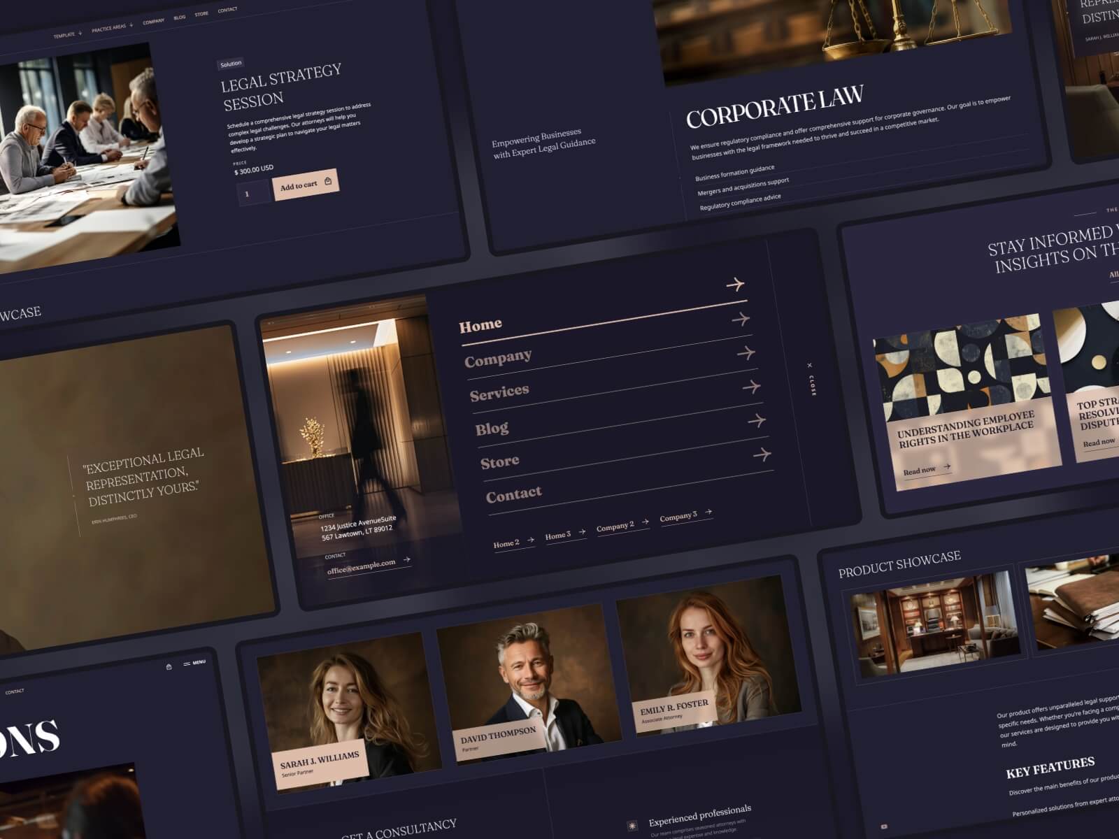 Brandt - Law firm Webflow website template