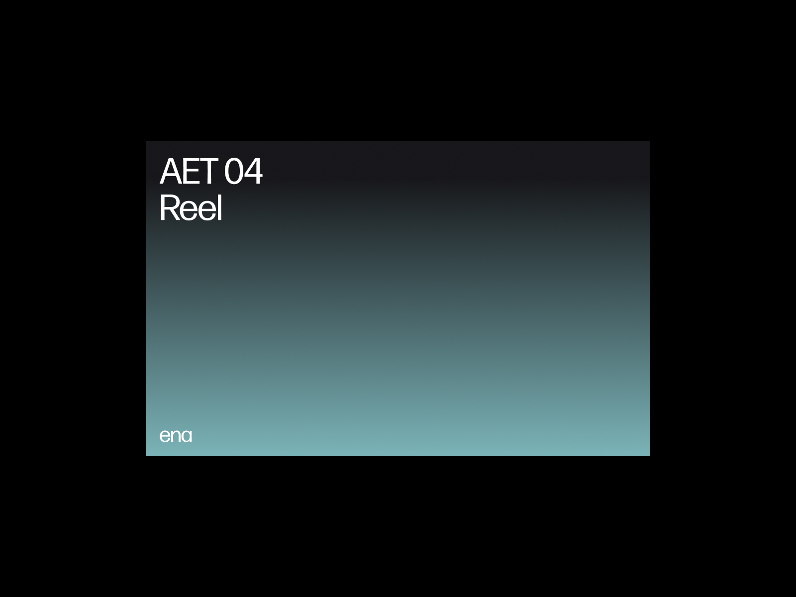 Reel 04 — After Effects Template