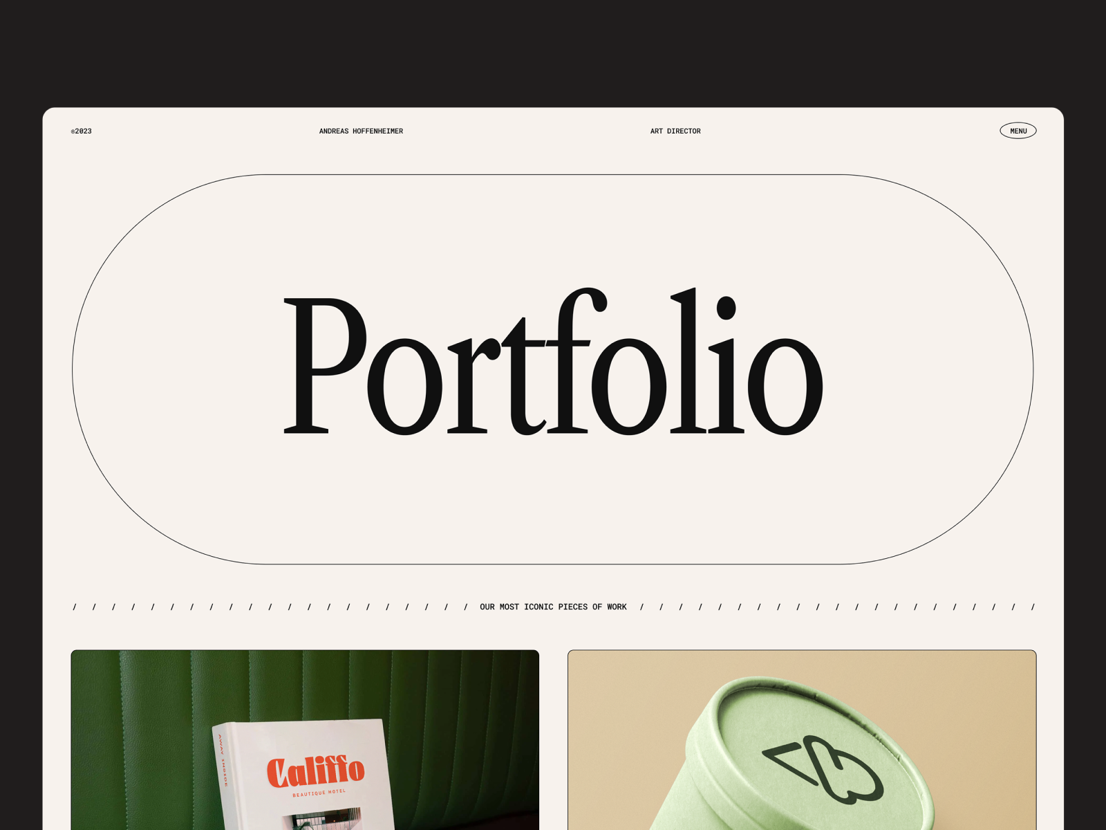 Hoffen — Premium Minimal Portfolio Template