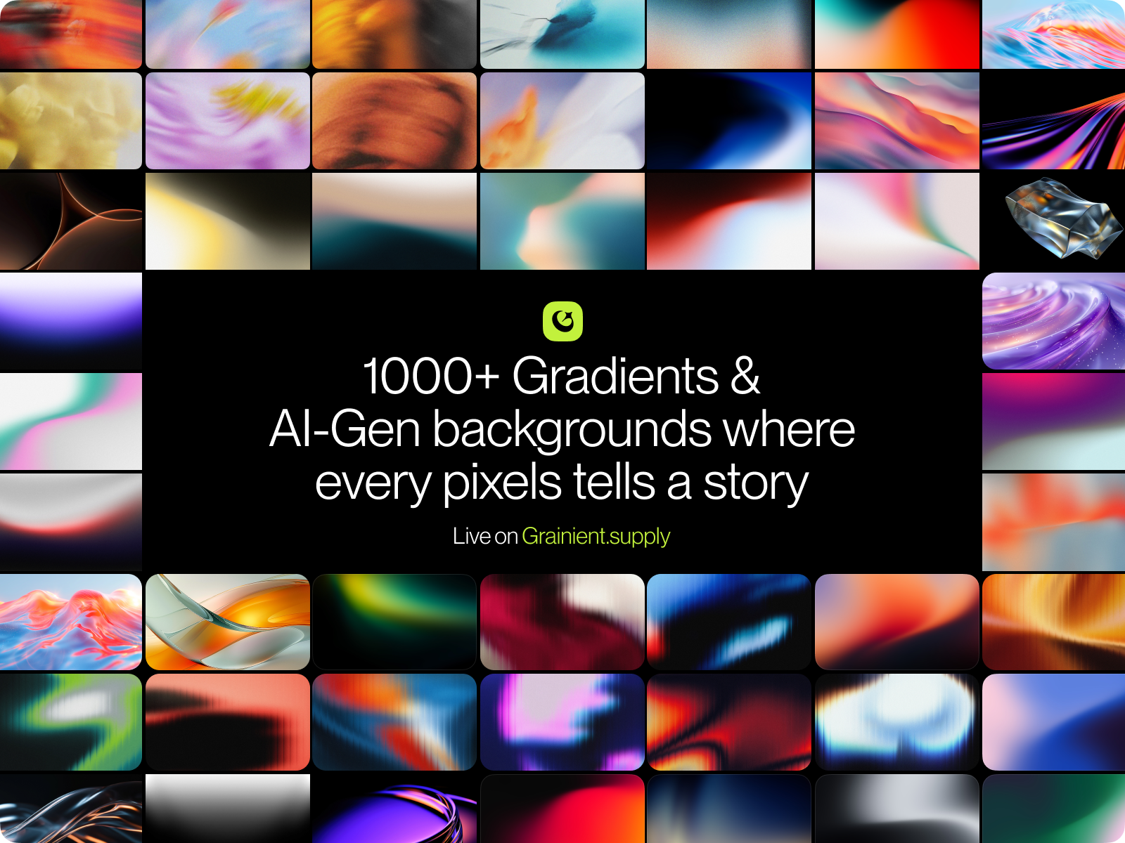 Grainient - Unlimited Access to 1000+ Gradients.