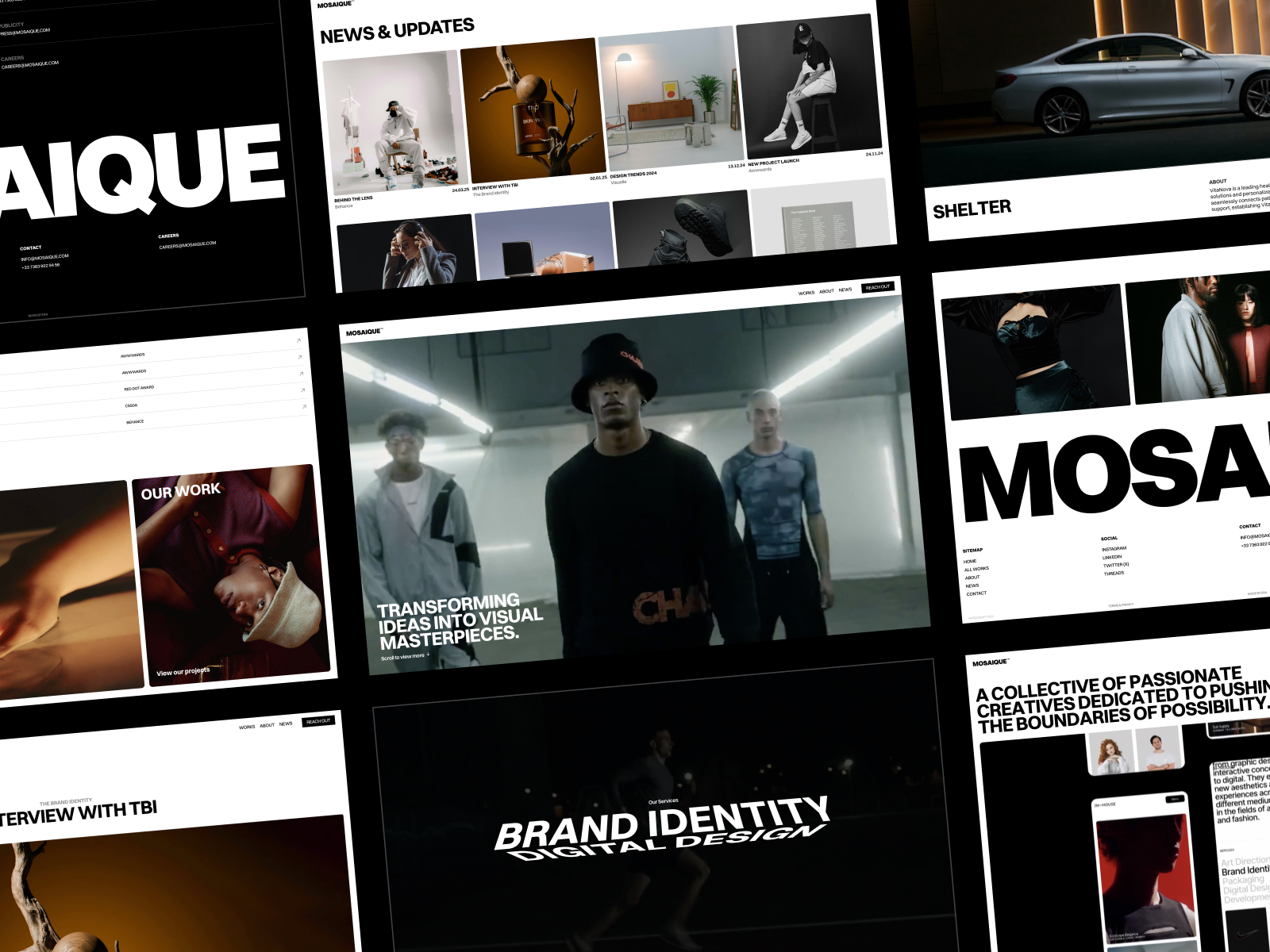 Mosaique — Framer Portfolio Template