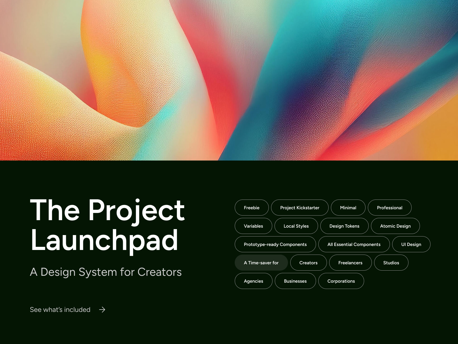 The Project Launchpad – Figma Design System, free