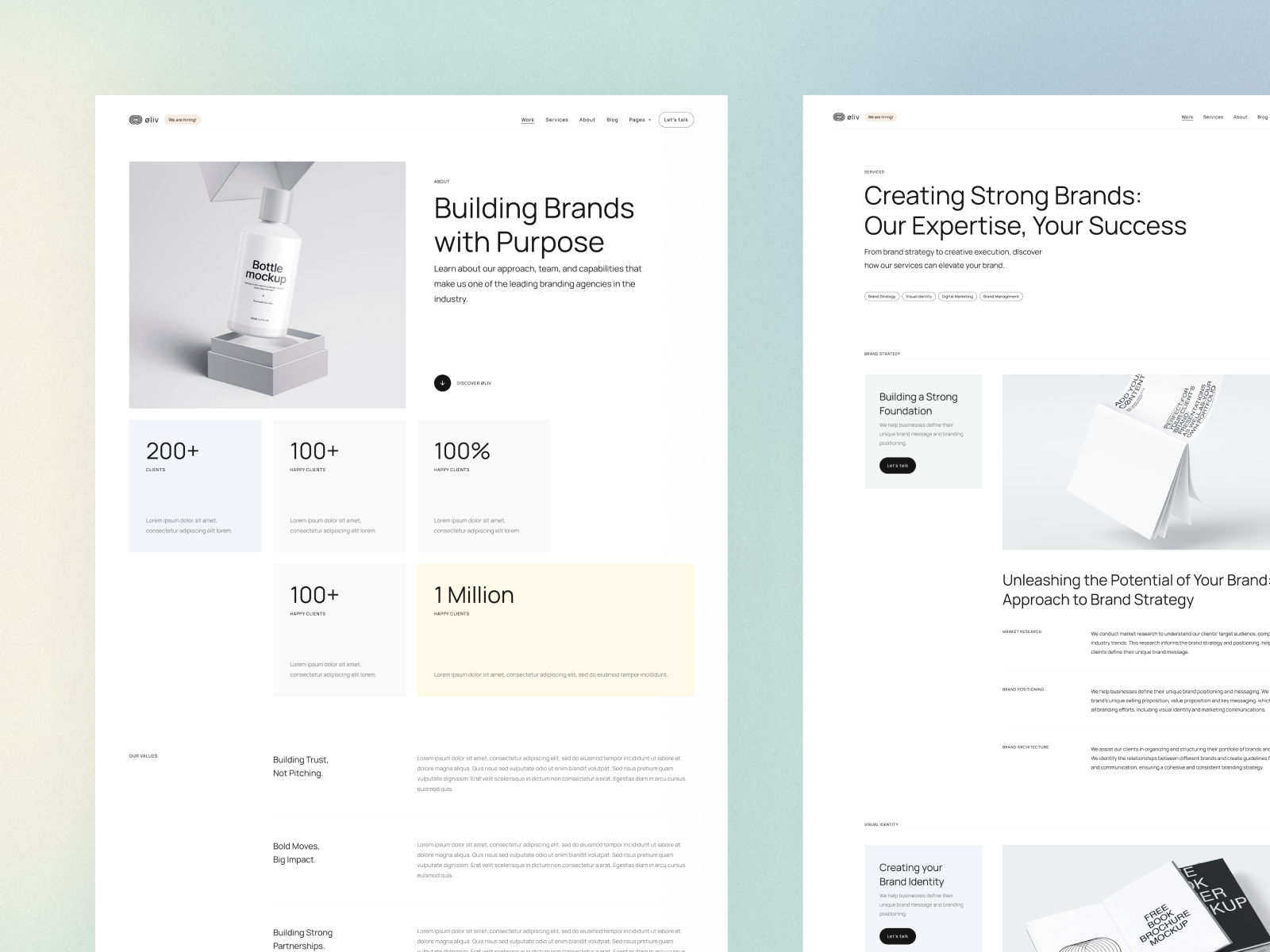 Oliv - Agency & Portfolio Framer Template