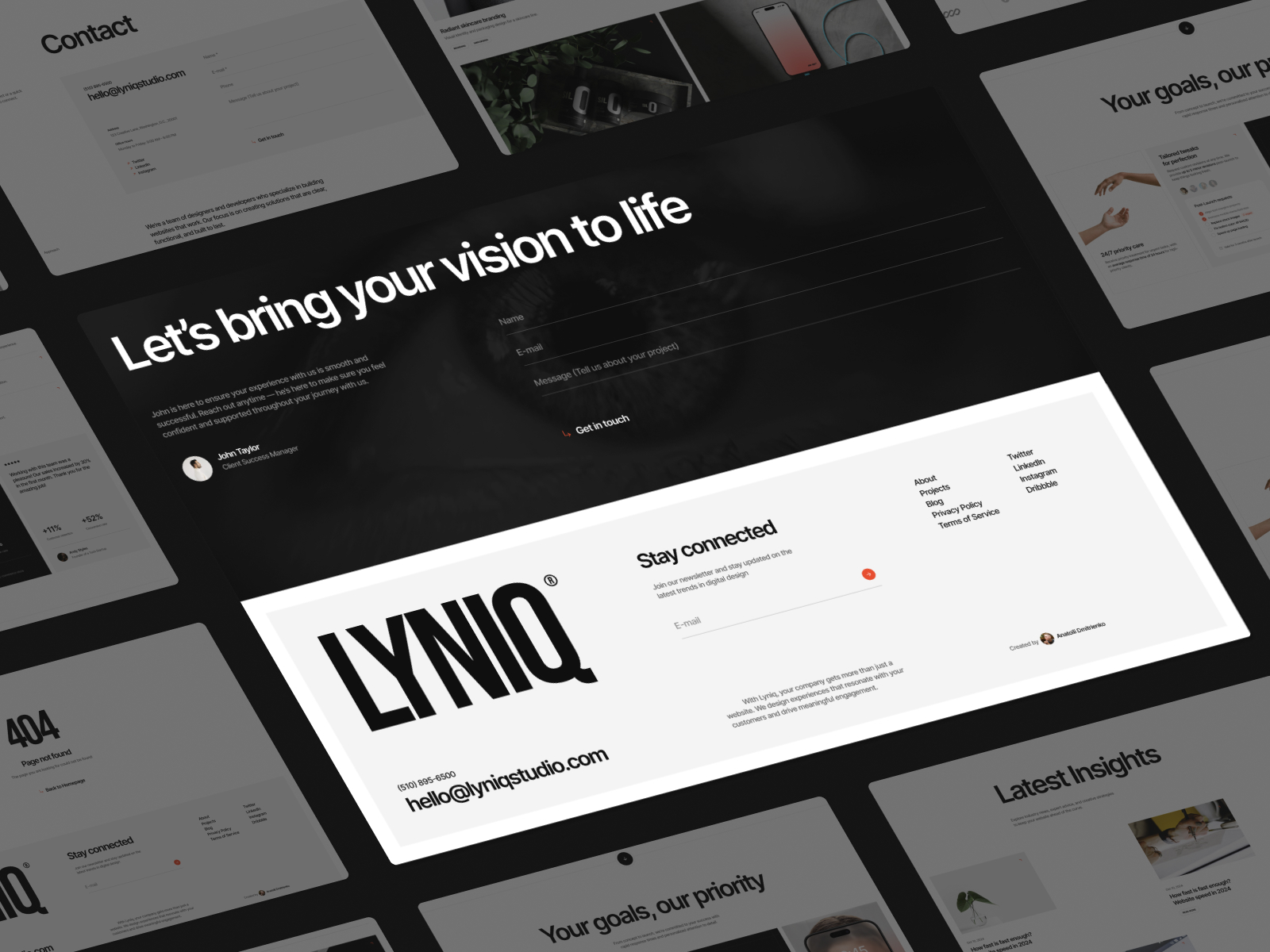 LYNIQ© — Design Agency Website Template