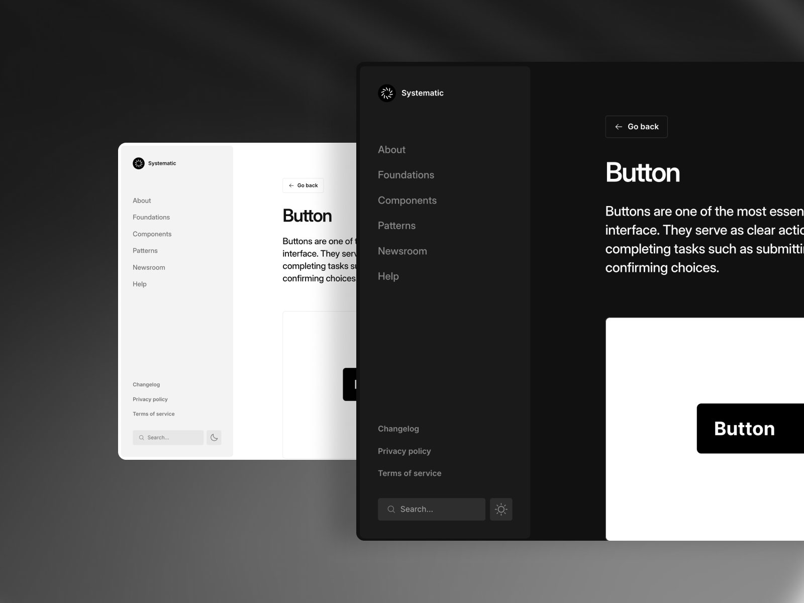 Systematic — Framer Documentation Template