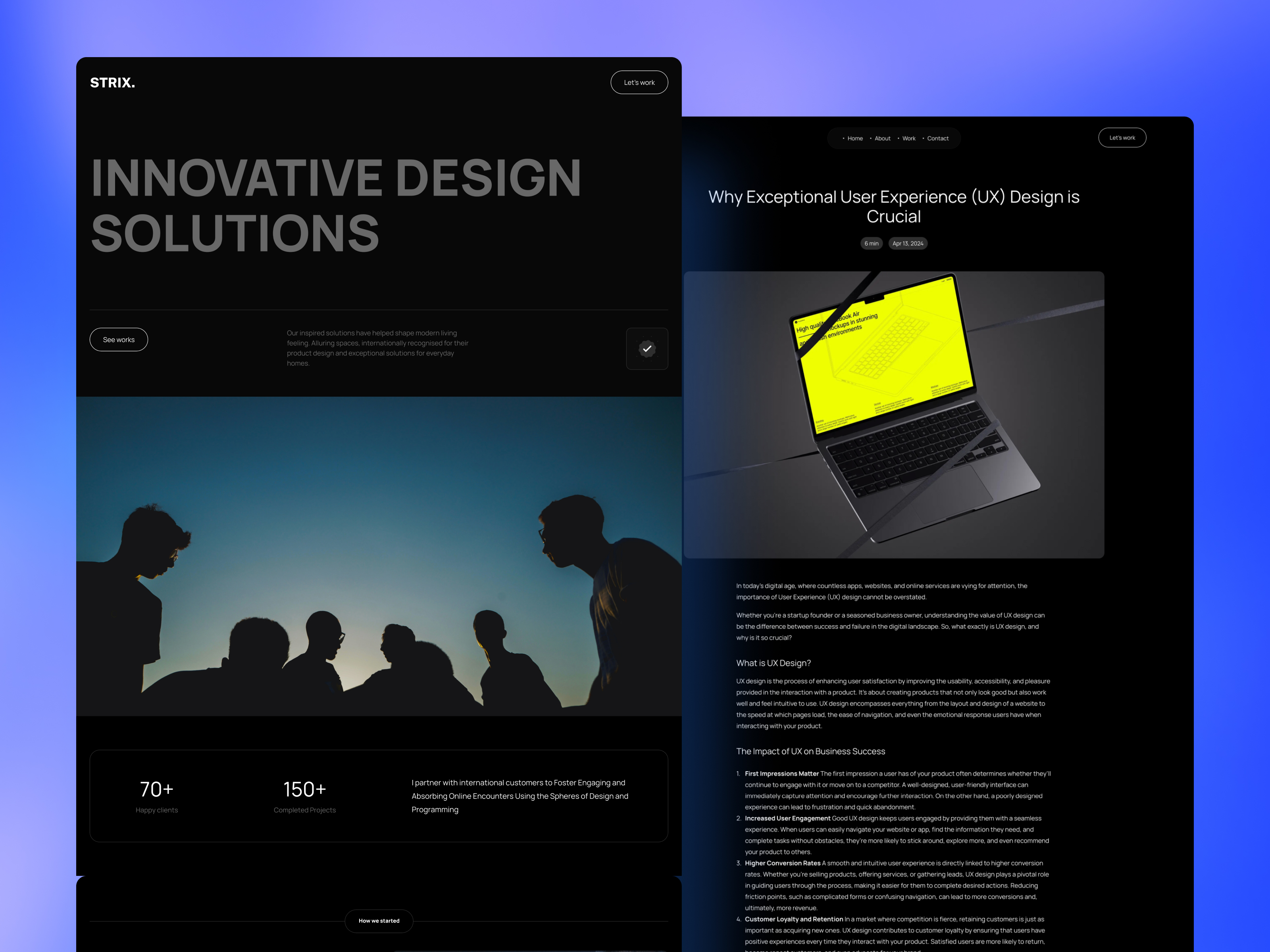Strix — Creative Agency / Business Website