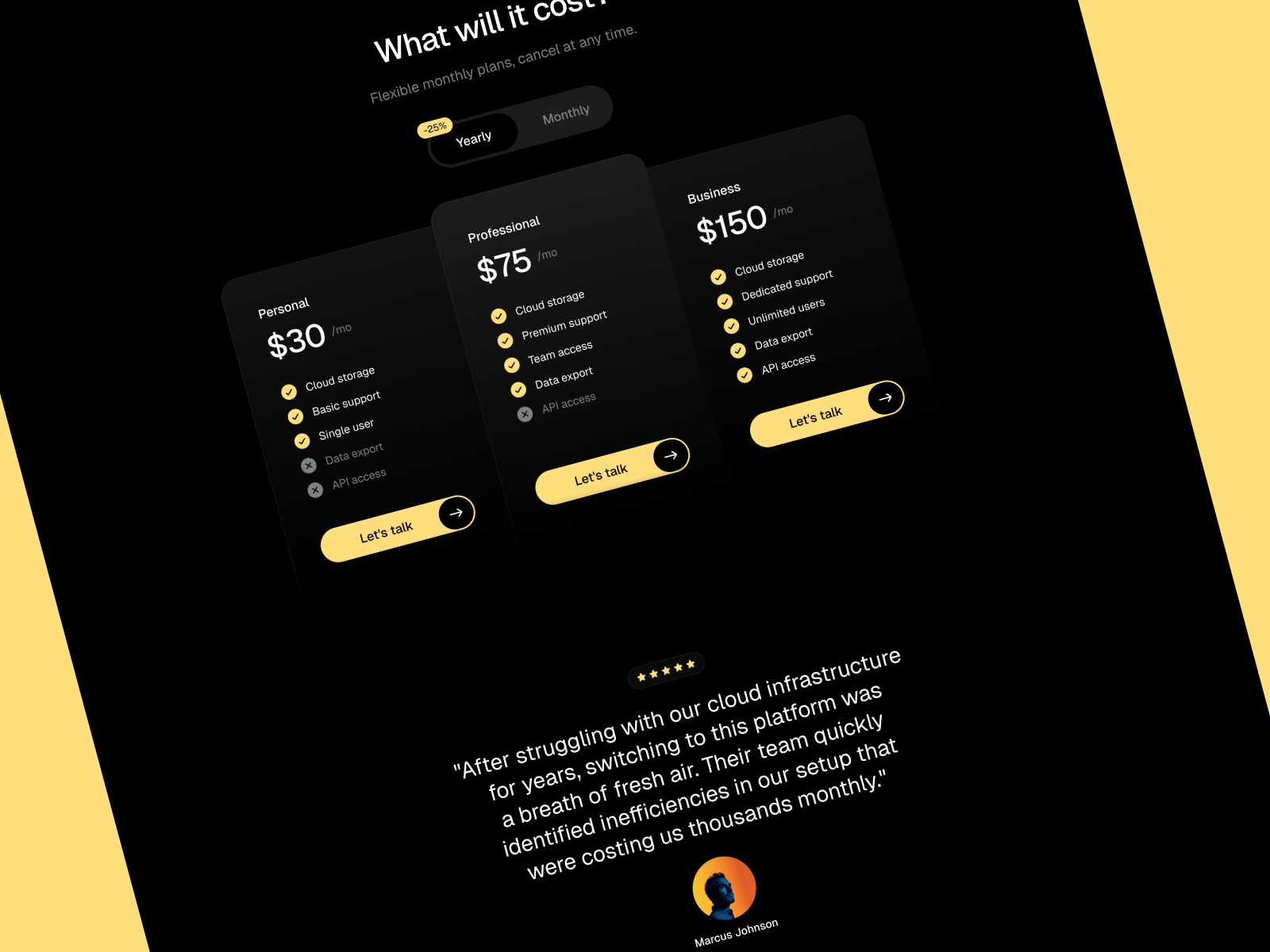 Feature — SaaS Framer Template