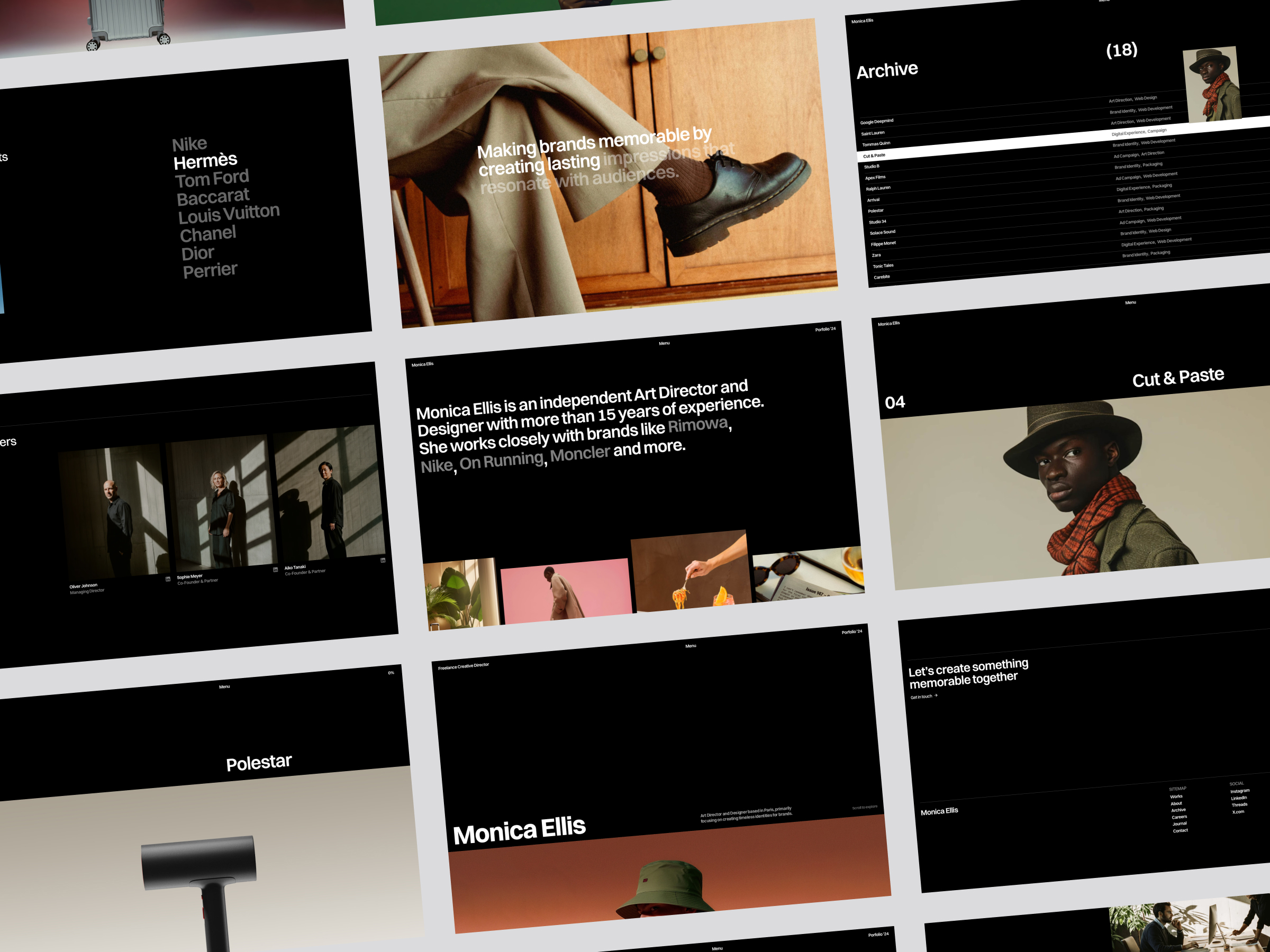 Monica Ellis — Framer Portfolio Template
