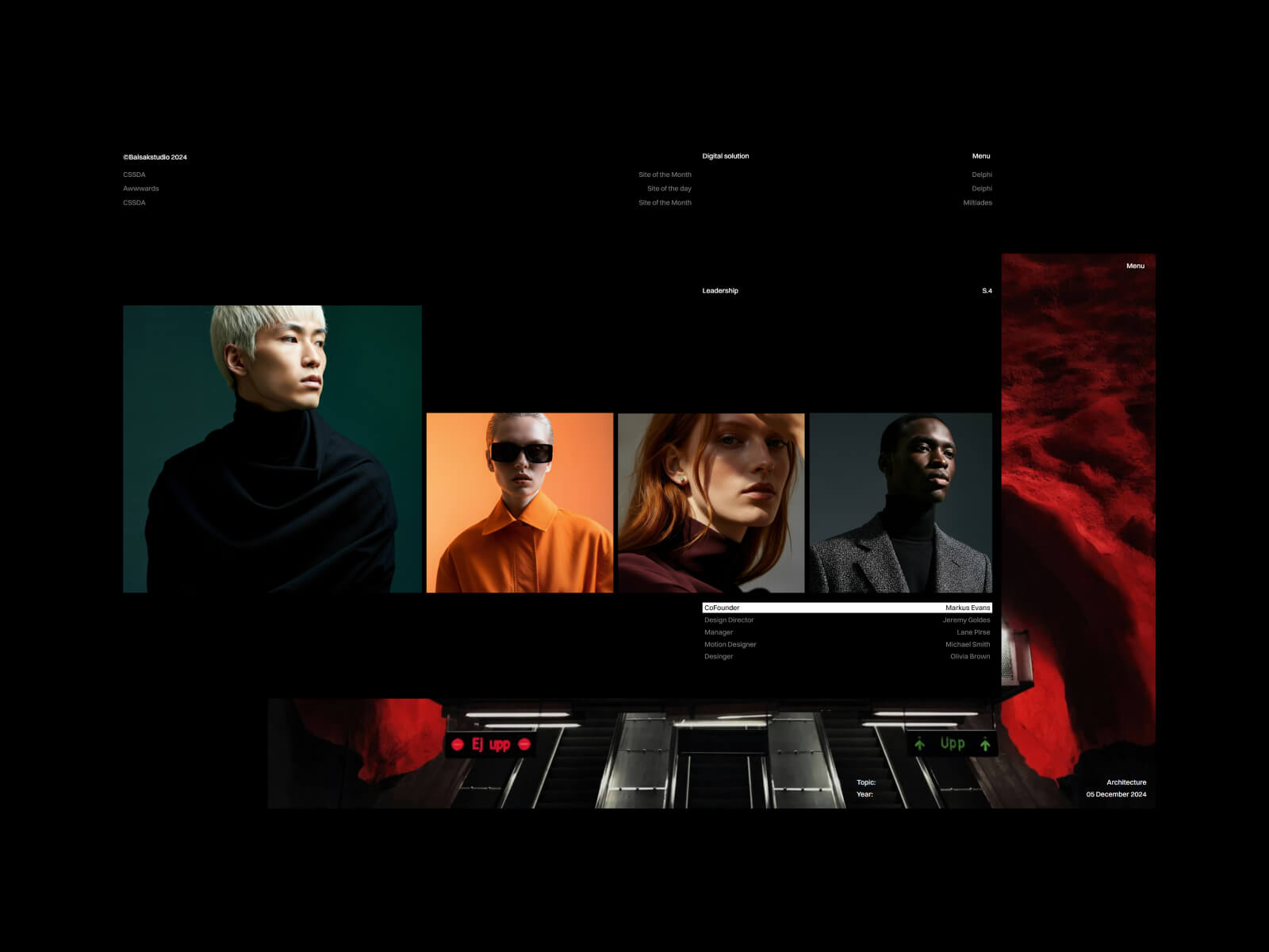 Balsakstudio — Framer template for agency