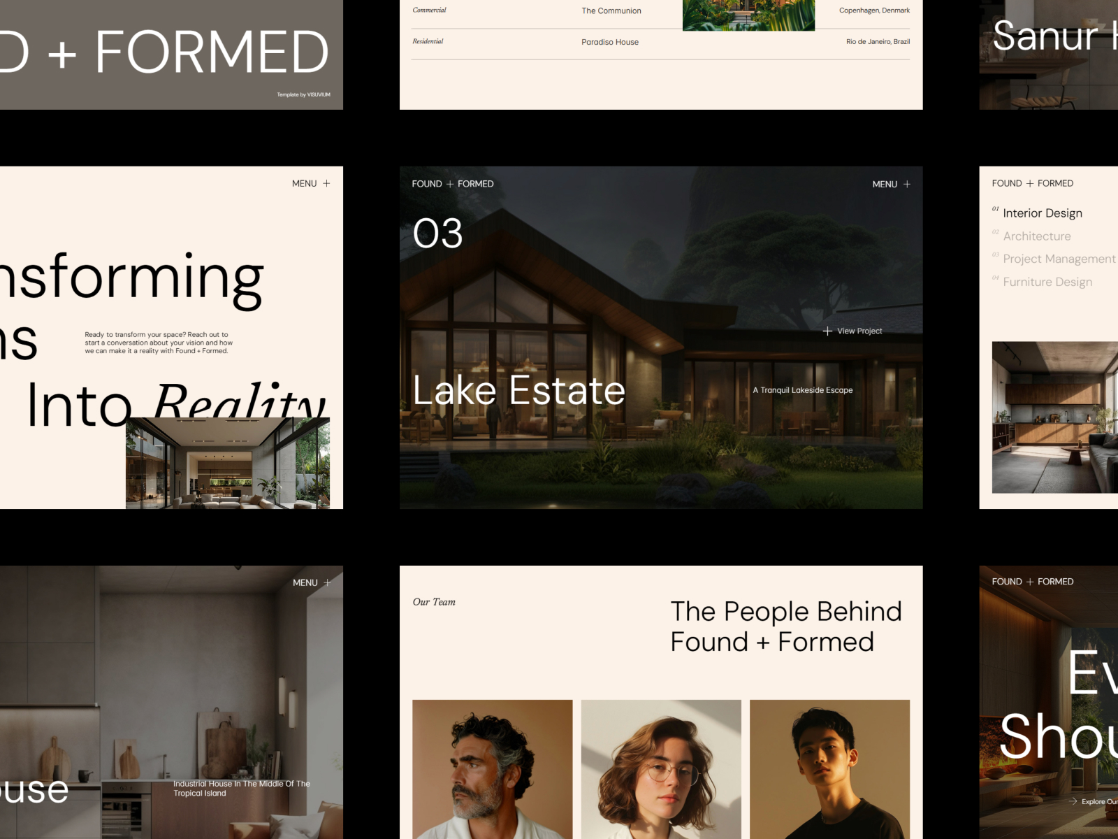 FoundFormed — Architecture Firm Framer Template