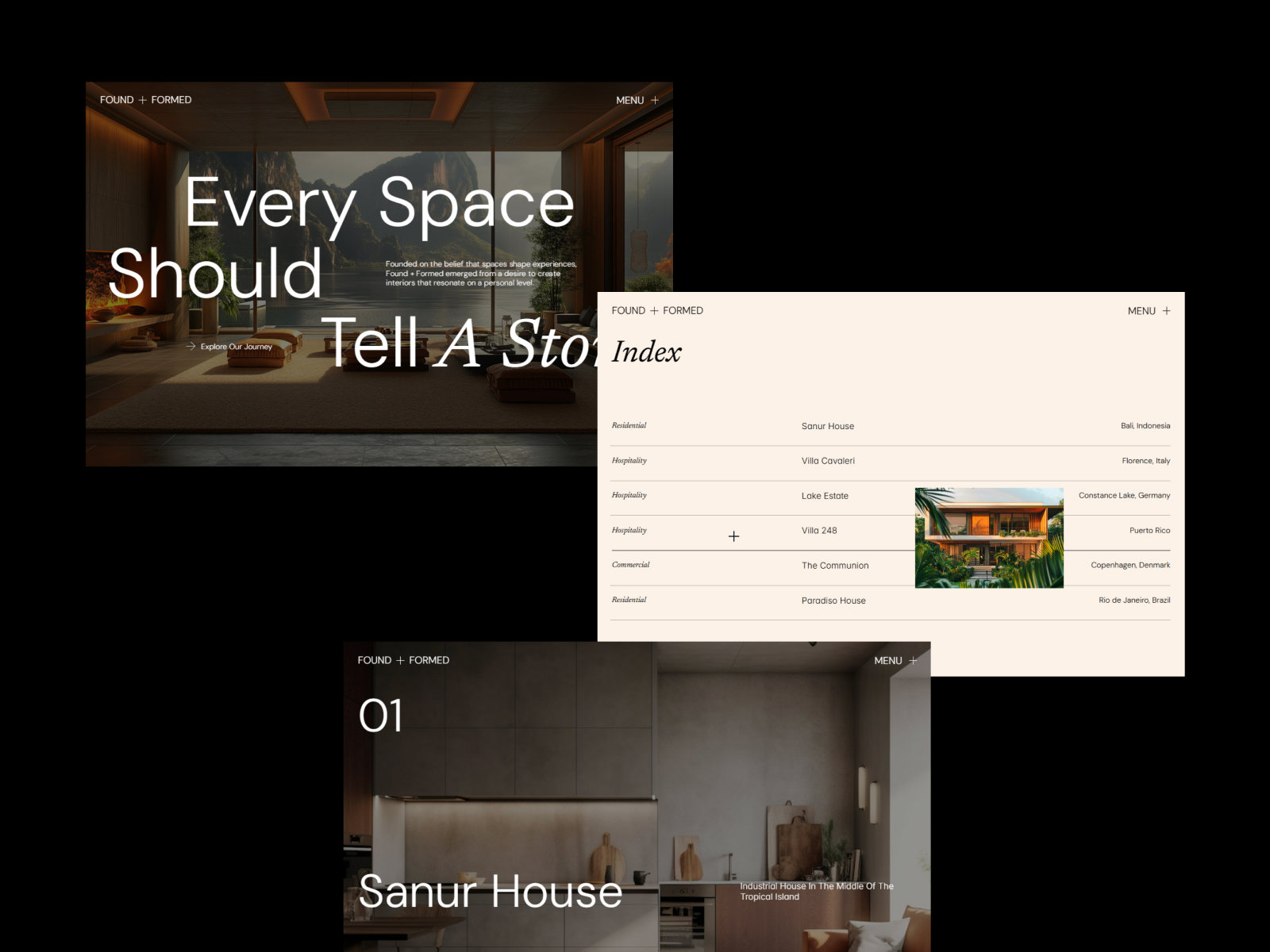 FoundFormed — Architecture Firm Framer Template