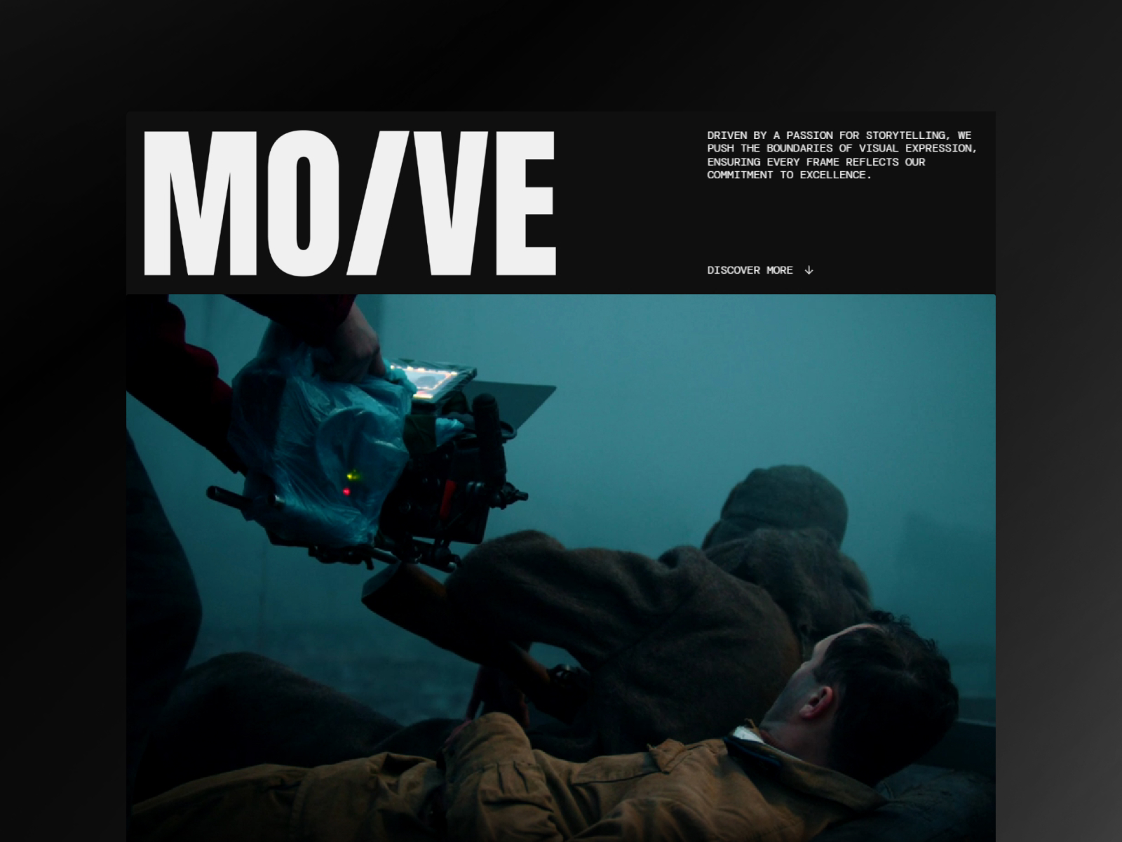 MO/VE — Cinematography Portfolio Framer Template