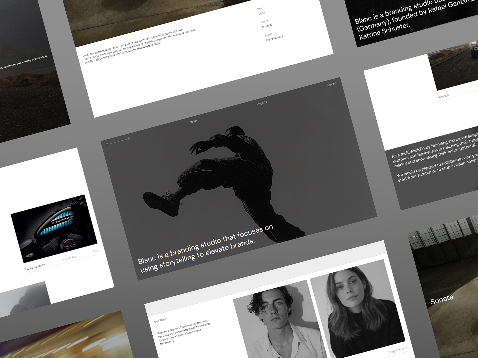 Blanc — Minimalist Agency Framer Template