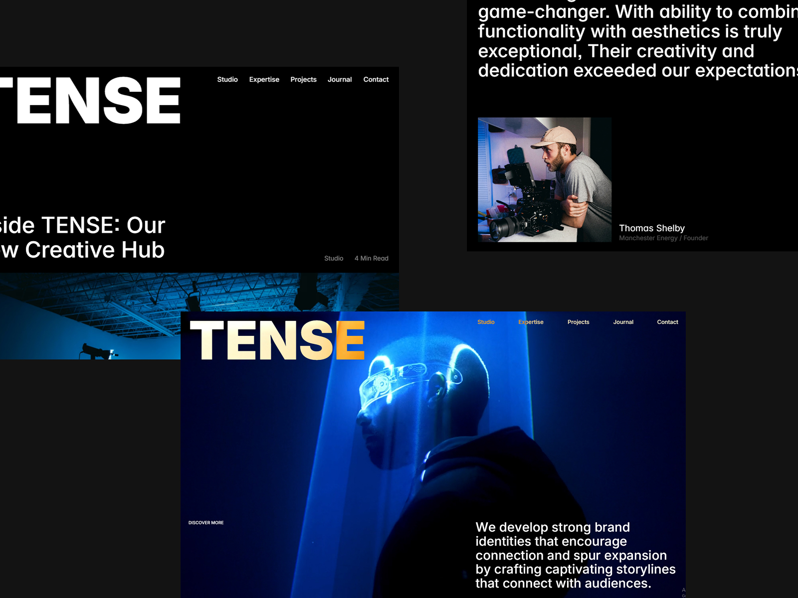 TENSE — Bold Agency Framer Template