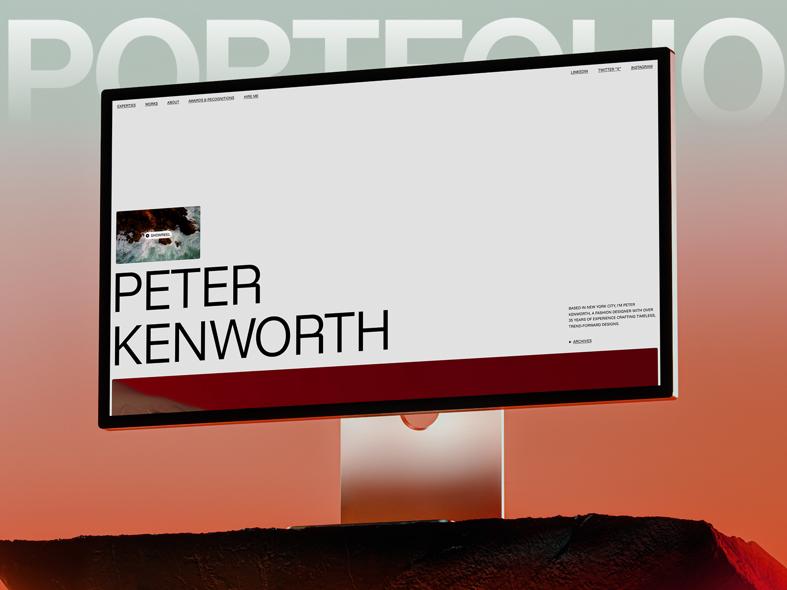Peter's Creative Portfolio NextJS Template