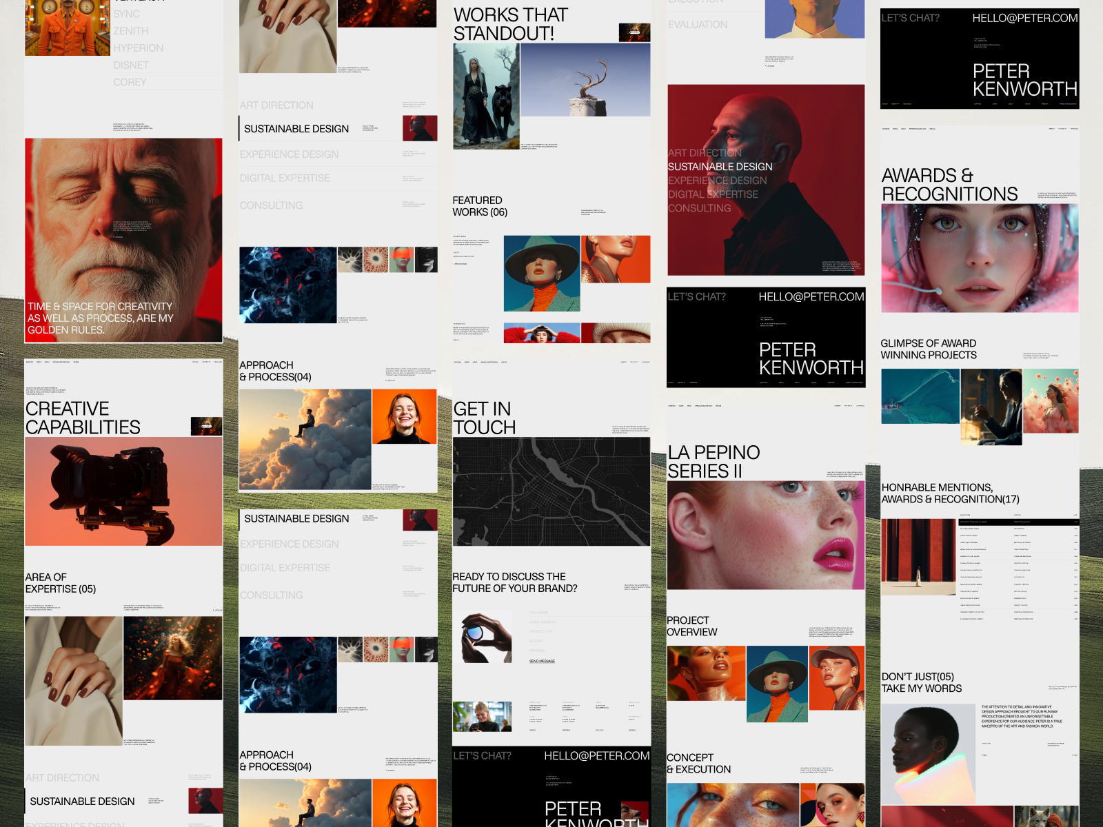 Peter's Creative Portfolio NextJS Template