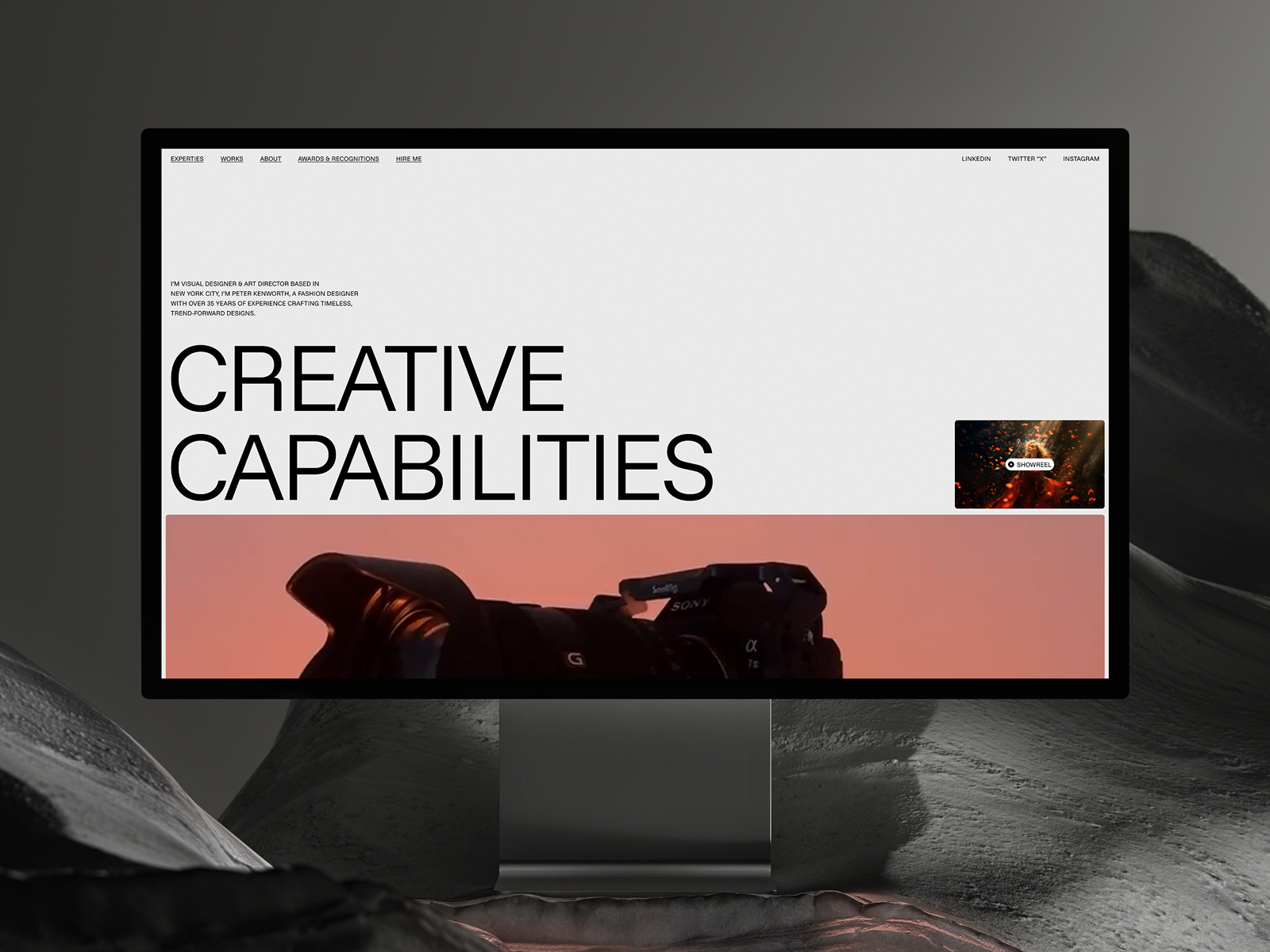 Peter's Creative Portfolio NextJS Template