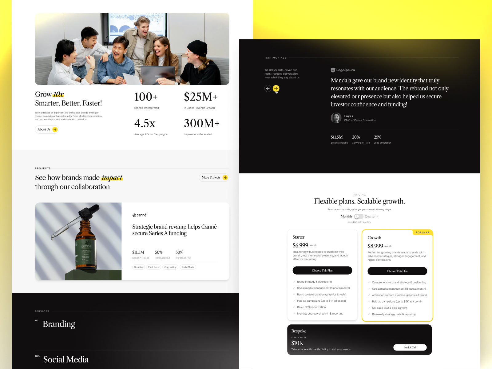 Mandala - Marketing Agency Framer Template