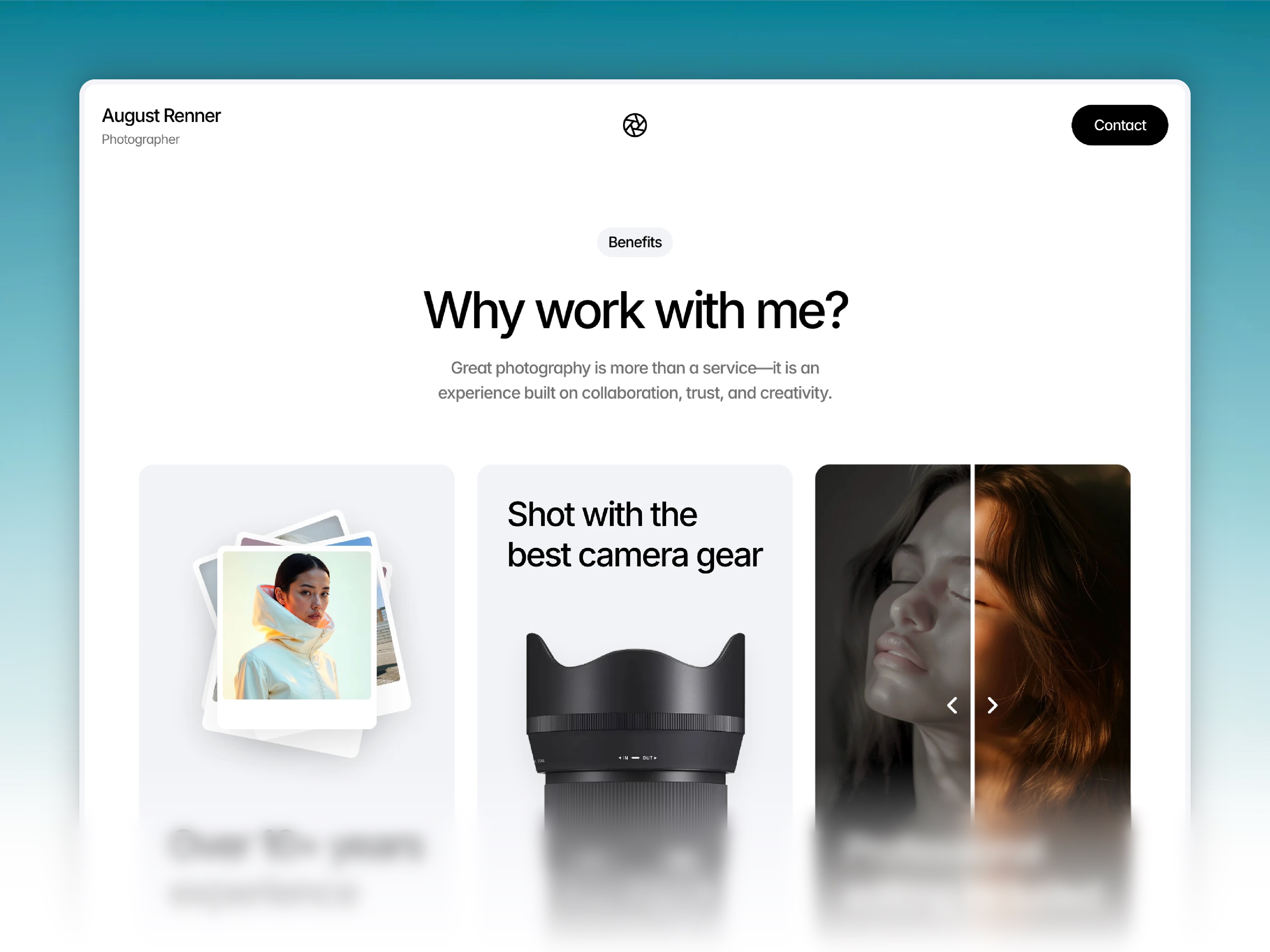 Aperture - Photography Framer Template