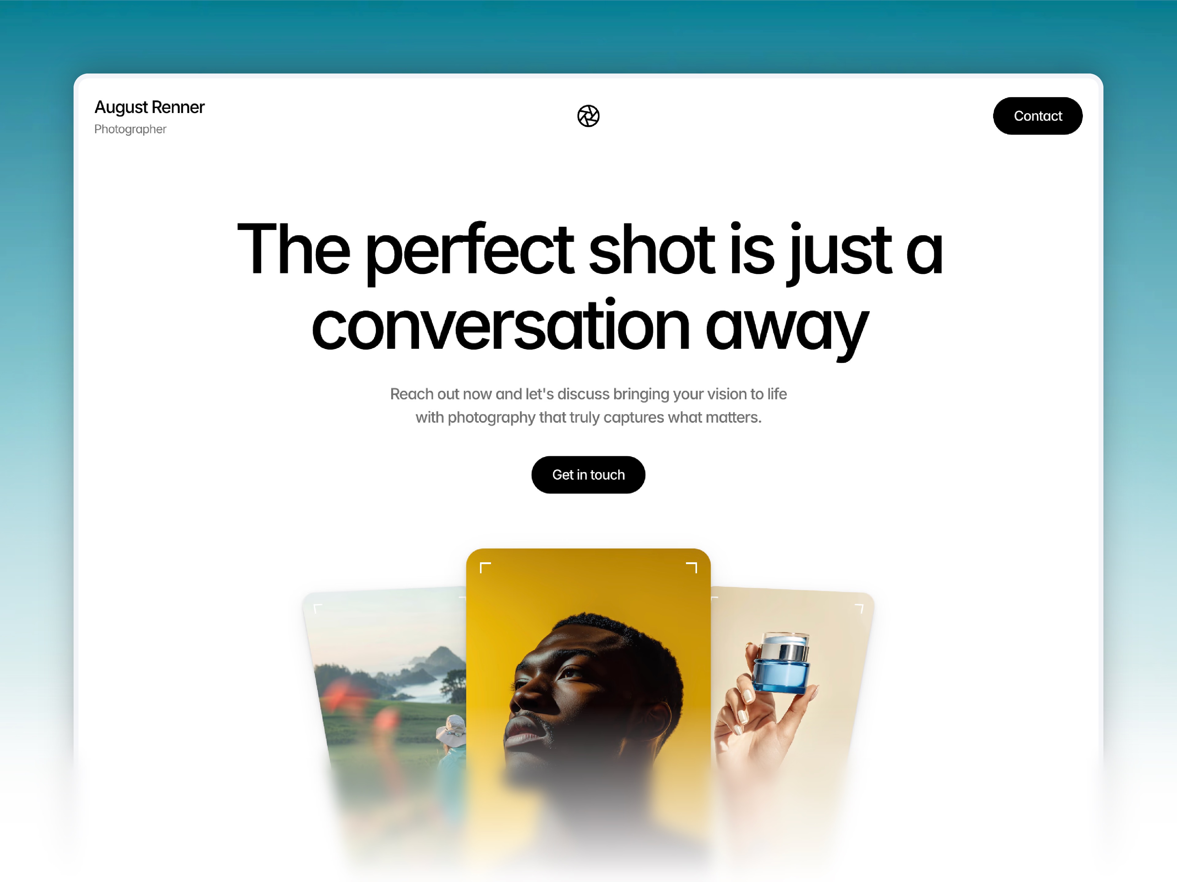 Aperture - Photography Framer Template