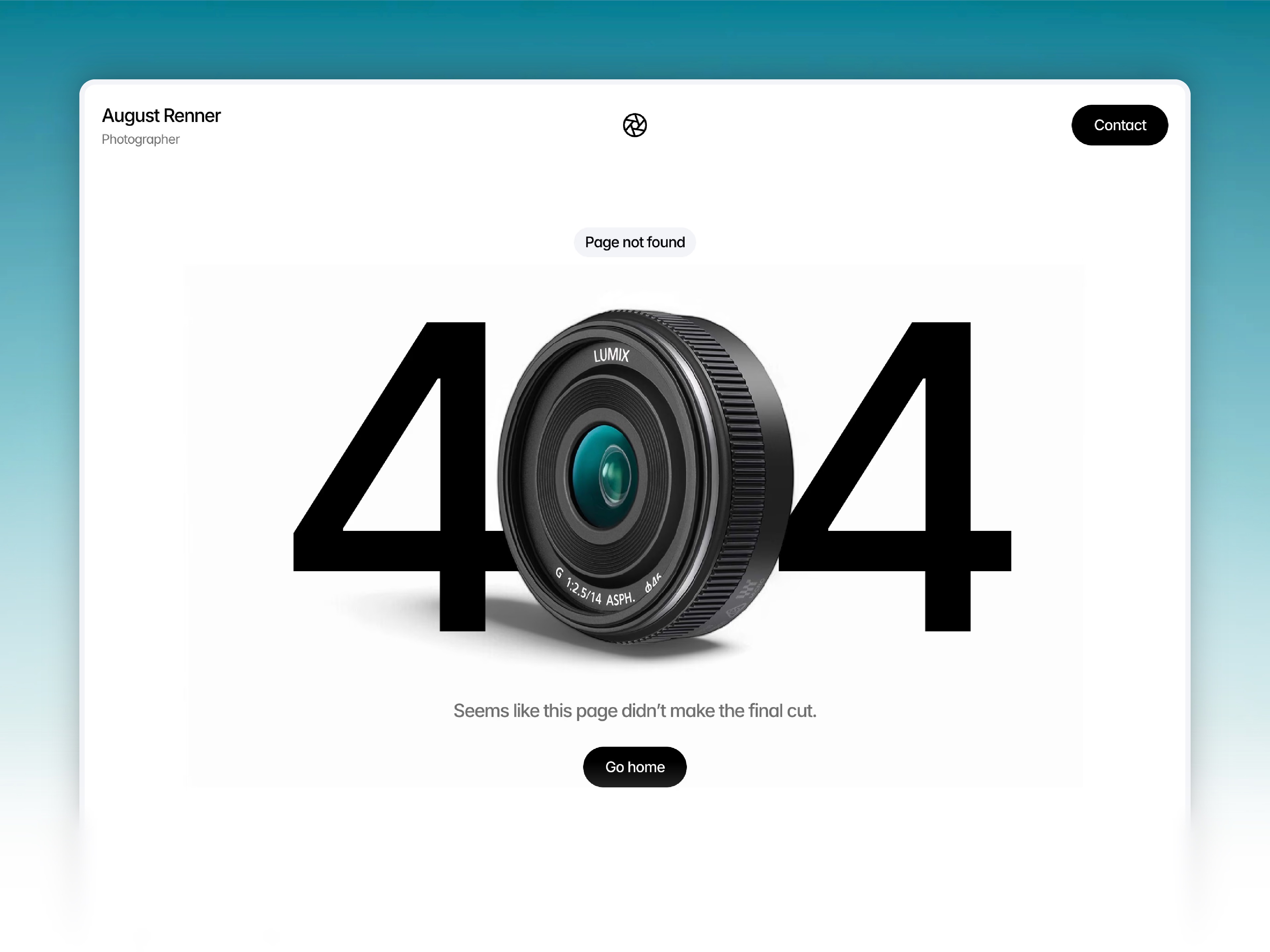 Aperture - Photography Framer Template