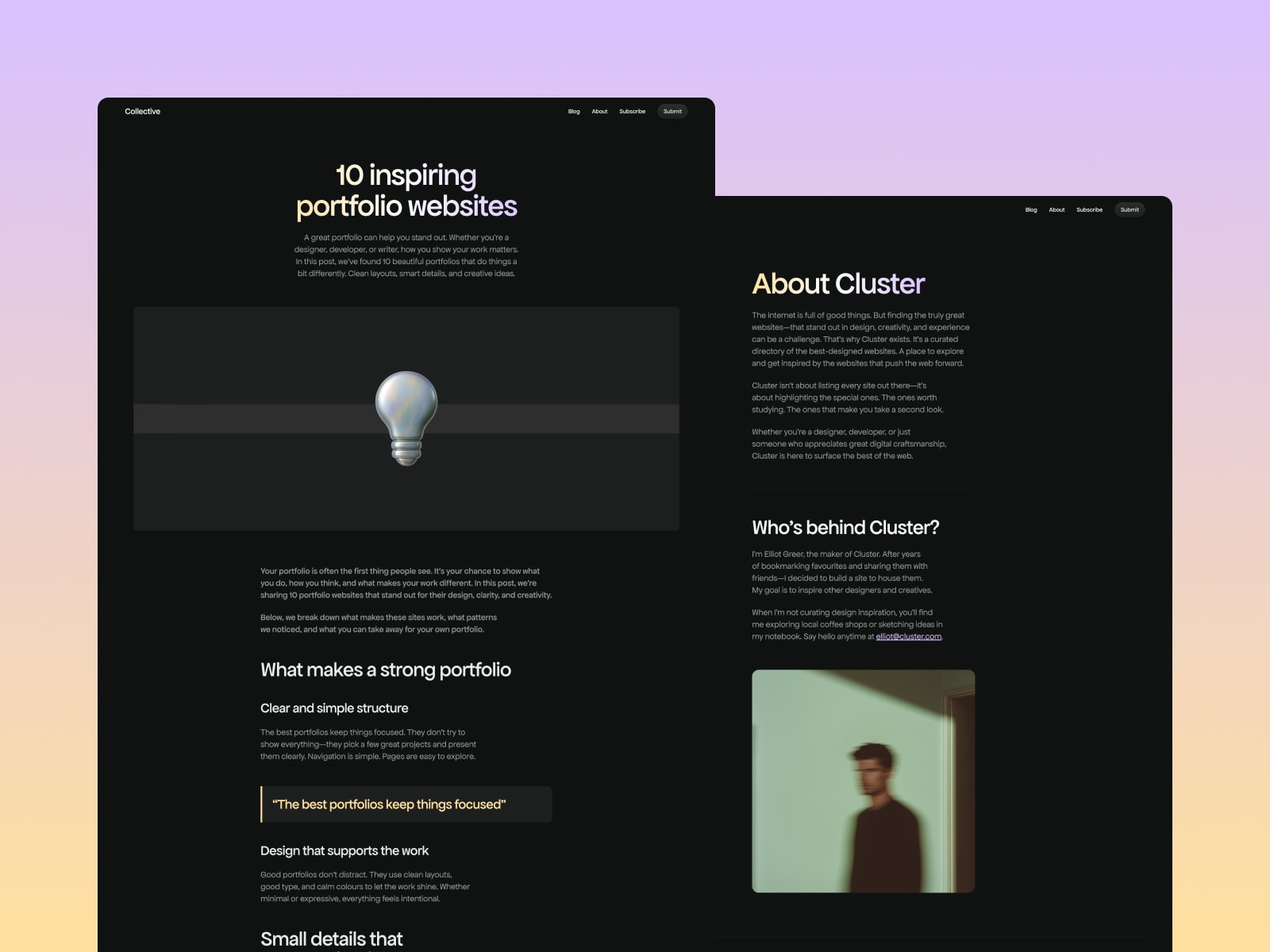 Collective Inspiration Directory · Framer Template